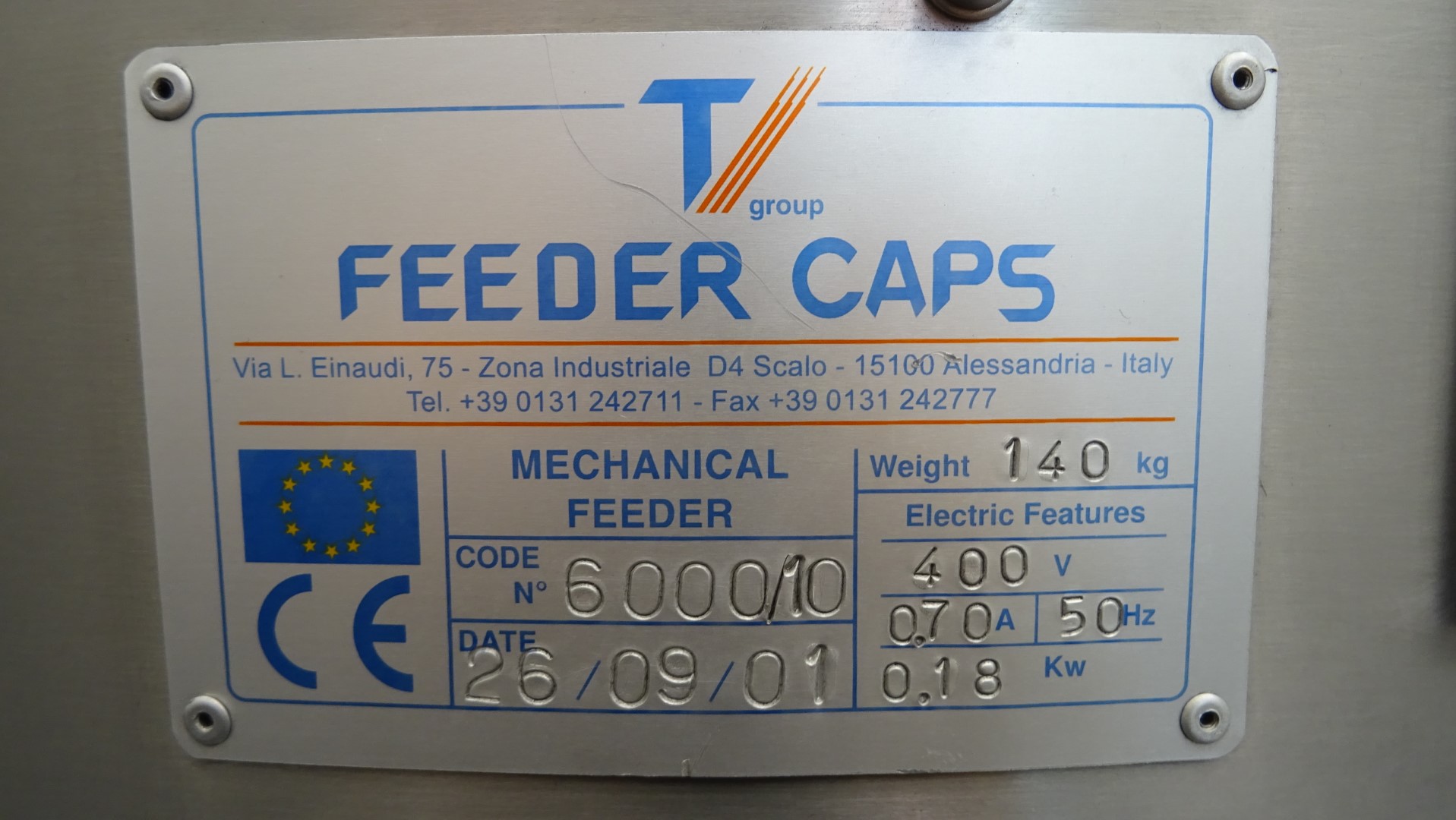 Used Cap Applicator - Tetra Pak Tetra Cap Applicator 88 / TCAP-88