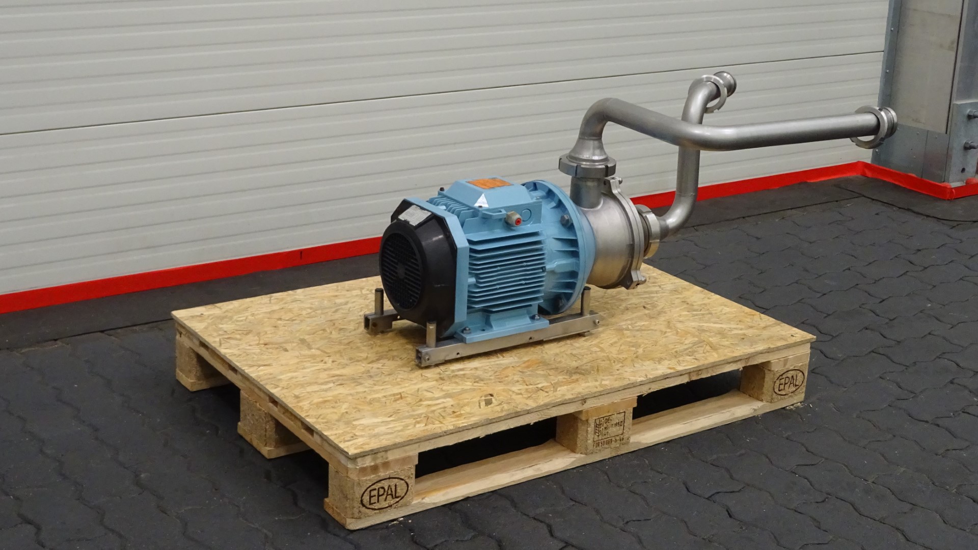 Used Sanitary Self Priming Liquid-ring Pump Alfa Laval MR-200S