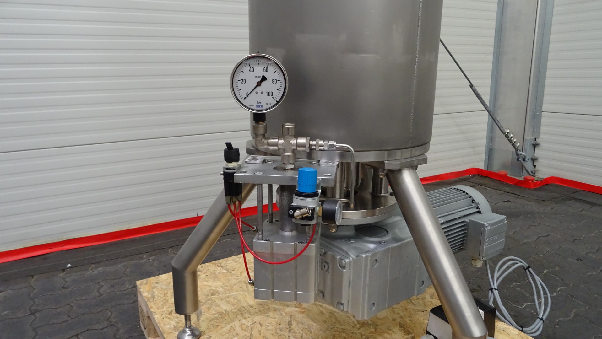 Used Scraped Surface Heat Exchanger (SSHE) - Tanis Food Tec (TFT) RotoTemp 1,5