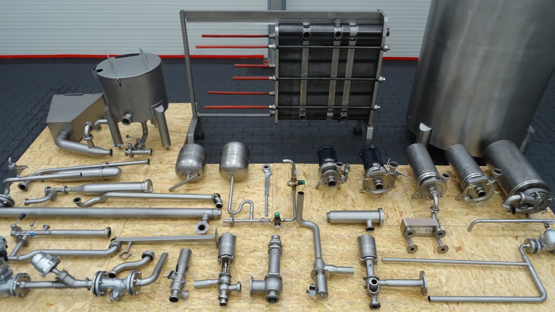 Used Pasteuriser / Plate Heat Exchanger / PHE - Tetra Pak / Alfa Laval C6-SR