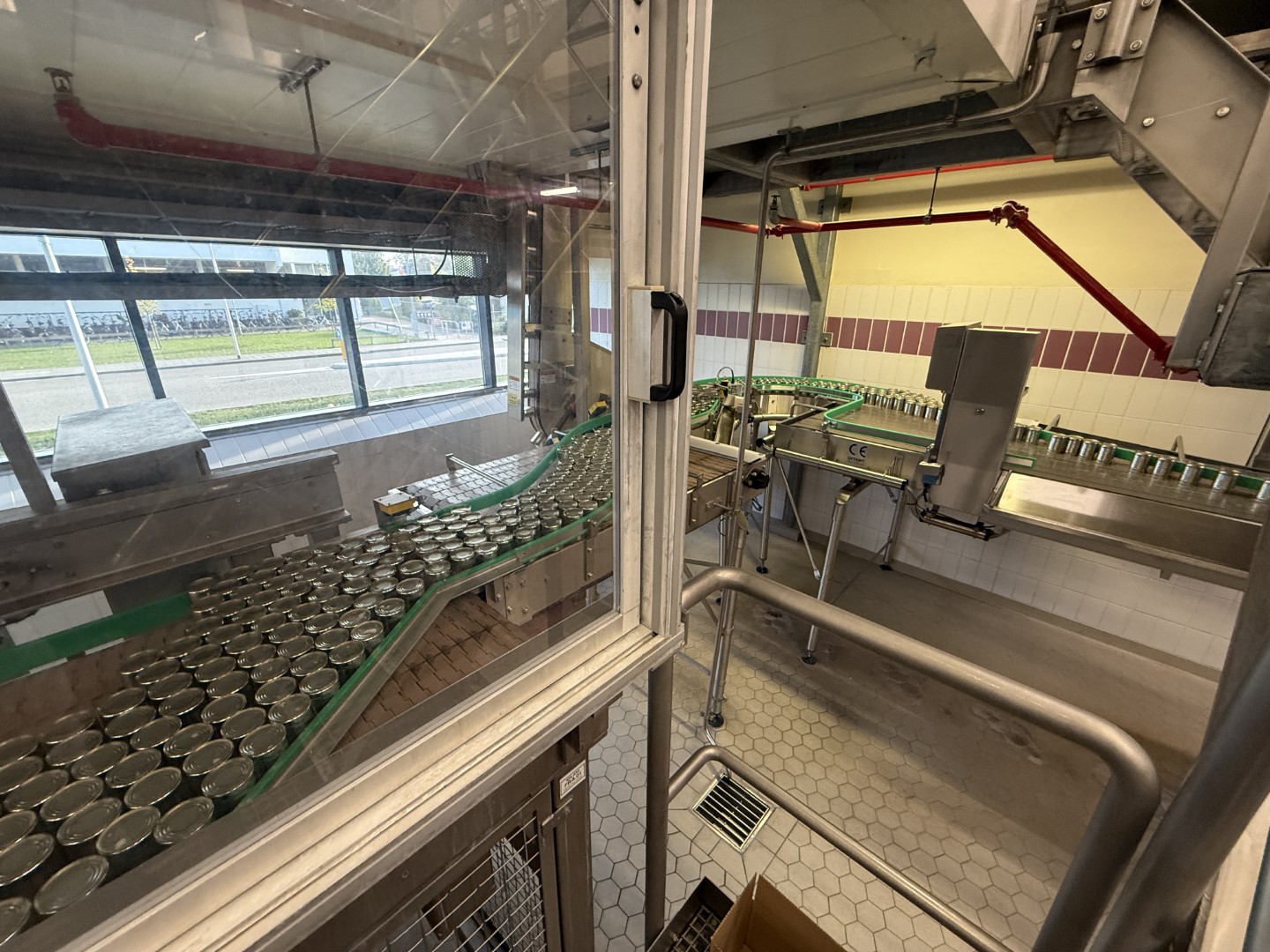 Used Complete can filling and closing line for liquids (nutrition) in 250 gram aluminium cans