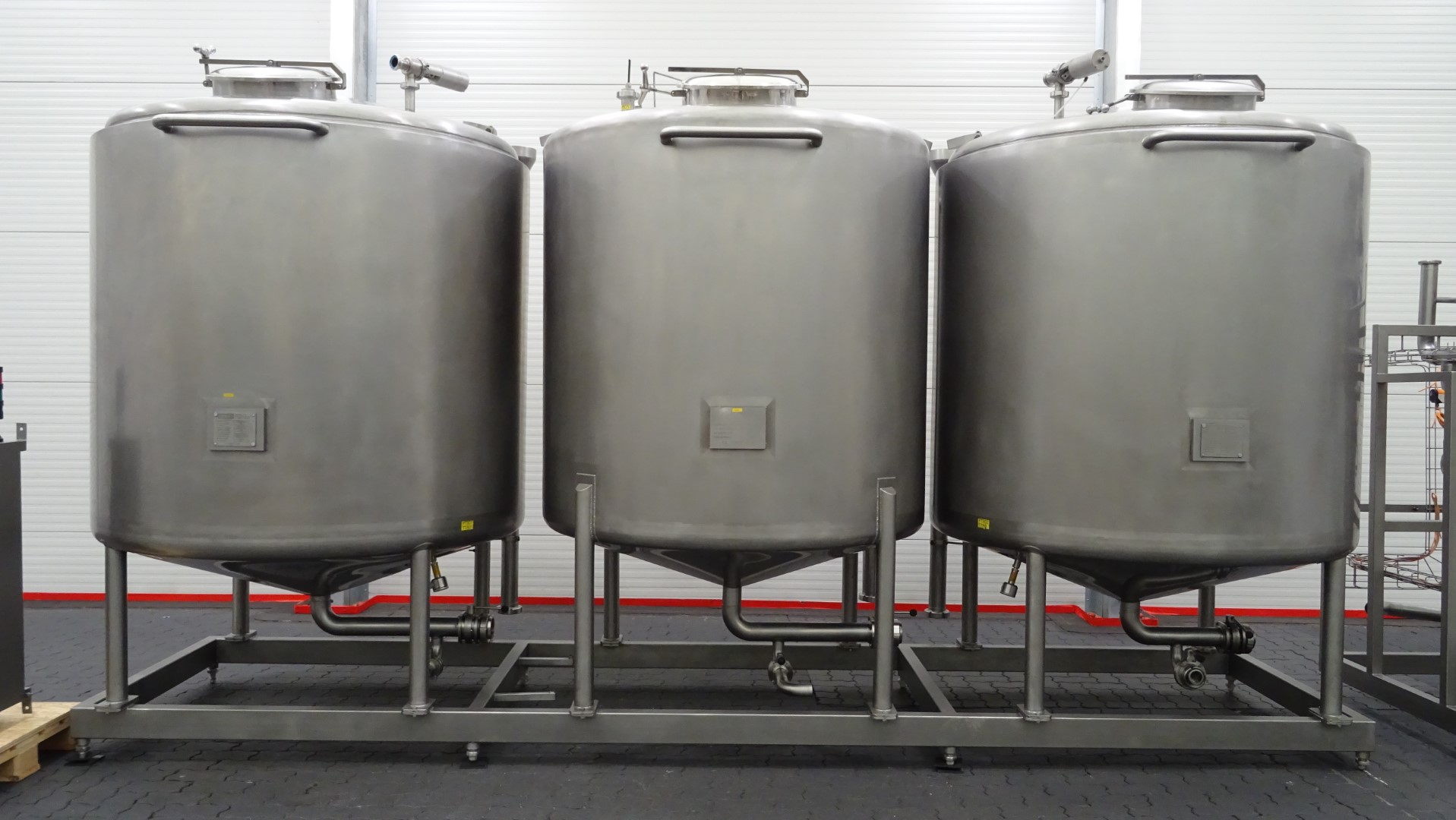 Used Complete 2-Lane CIP Unit with 3 Tanks - Obram WAB - 30/2