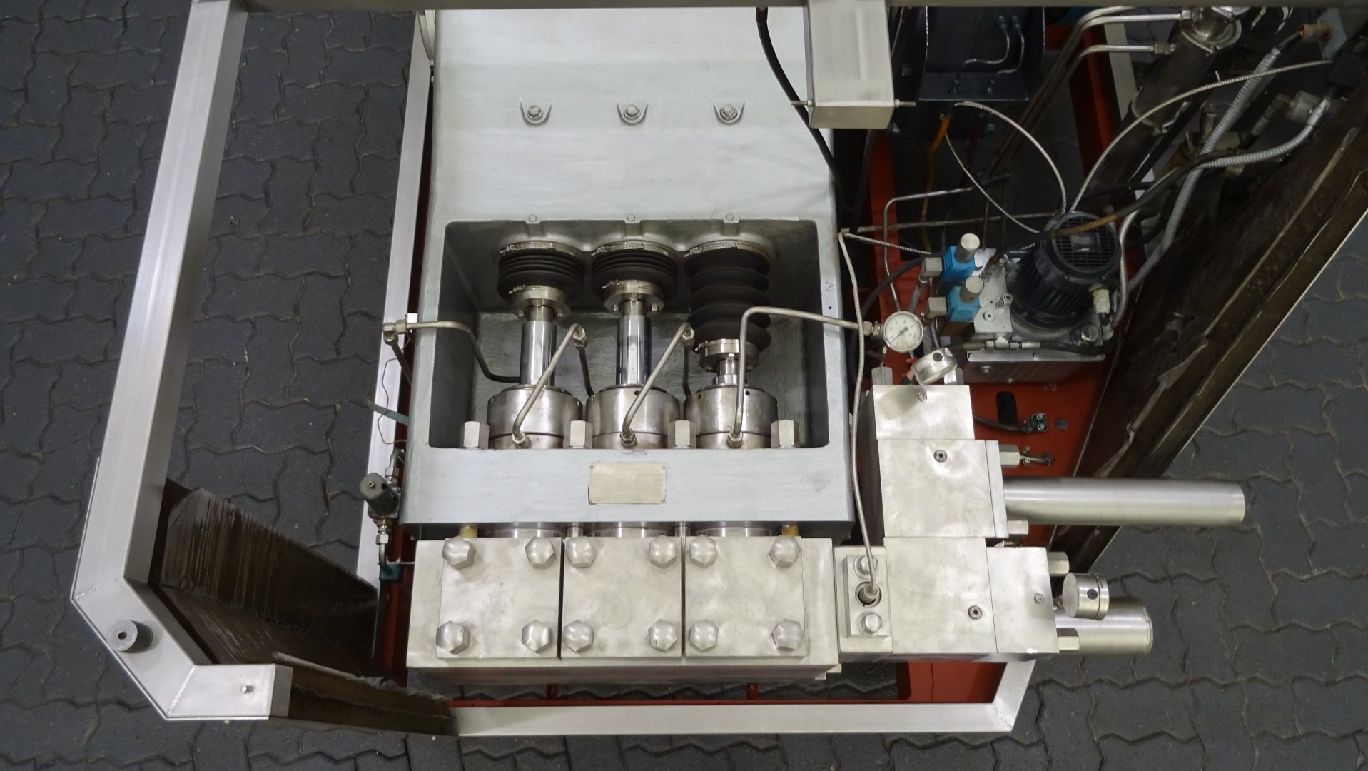 Used High Pressure Homogeniser Tetra Pak TAM30A/200BAR Aseptic