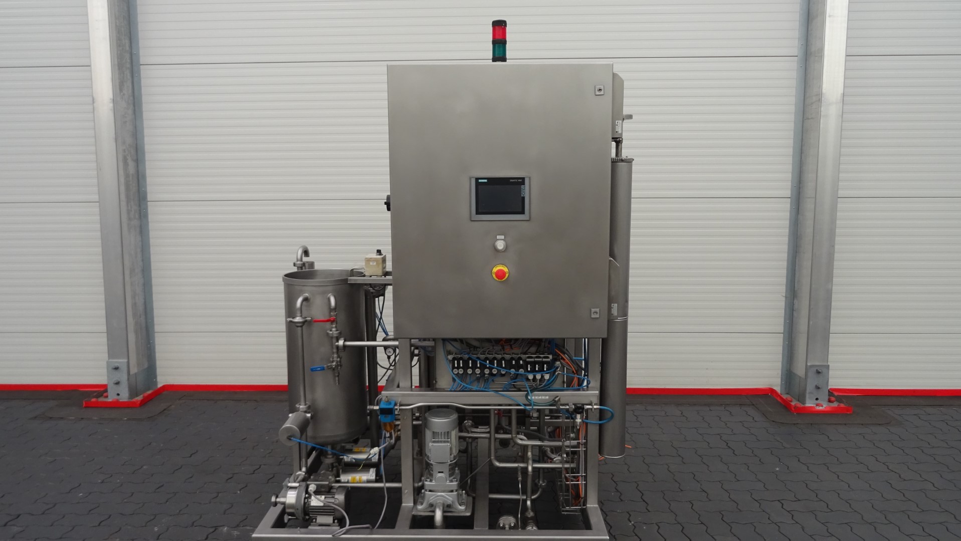 Used UHT Pilot plant with aseptic homogeniser and filling chamber - APV UHT pilot + Gaulin 396 MCP 4-2,5TBS