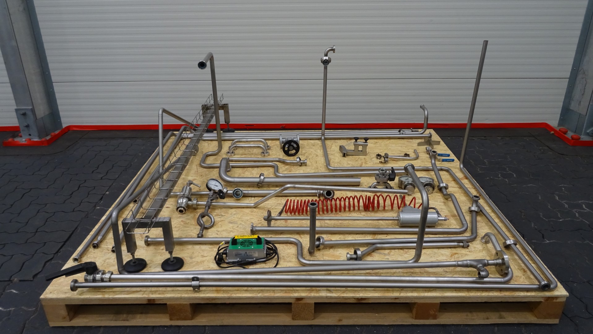 Used UHT Pilot plant with aseptic homogeniser and filling chamber - APV UHT pilot + Gaulin 396 MCP 4-2,5TBS