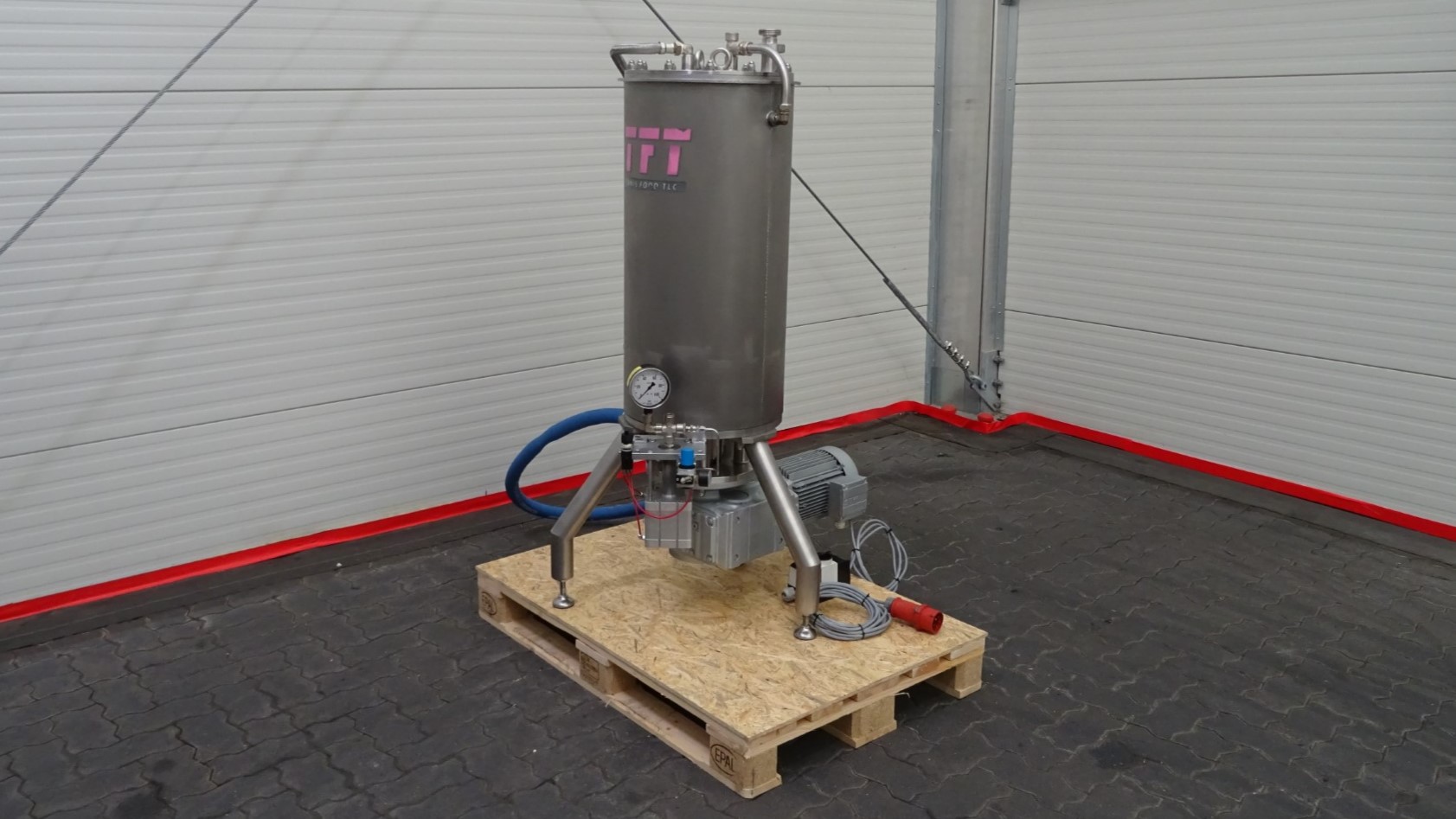 Used Scraped Surface Heat Exchanger (SSHE) - Tanis Food Tec (TFT) RotoTemp 1,5