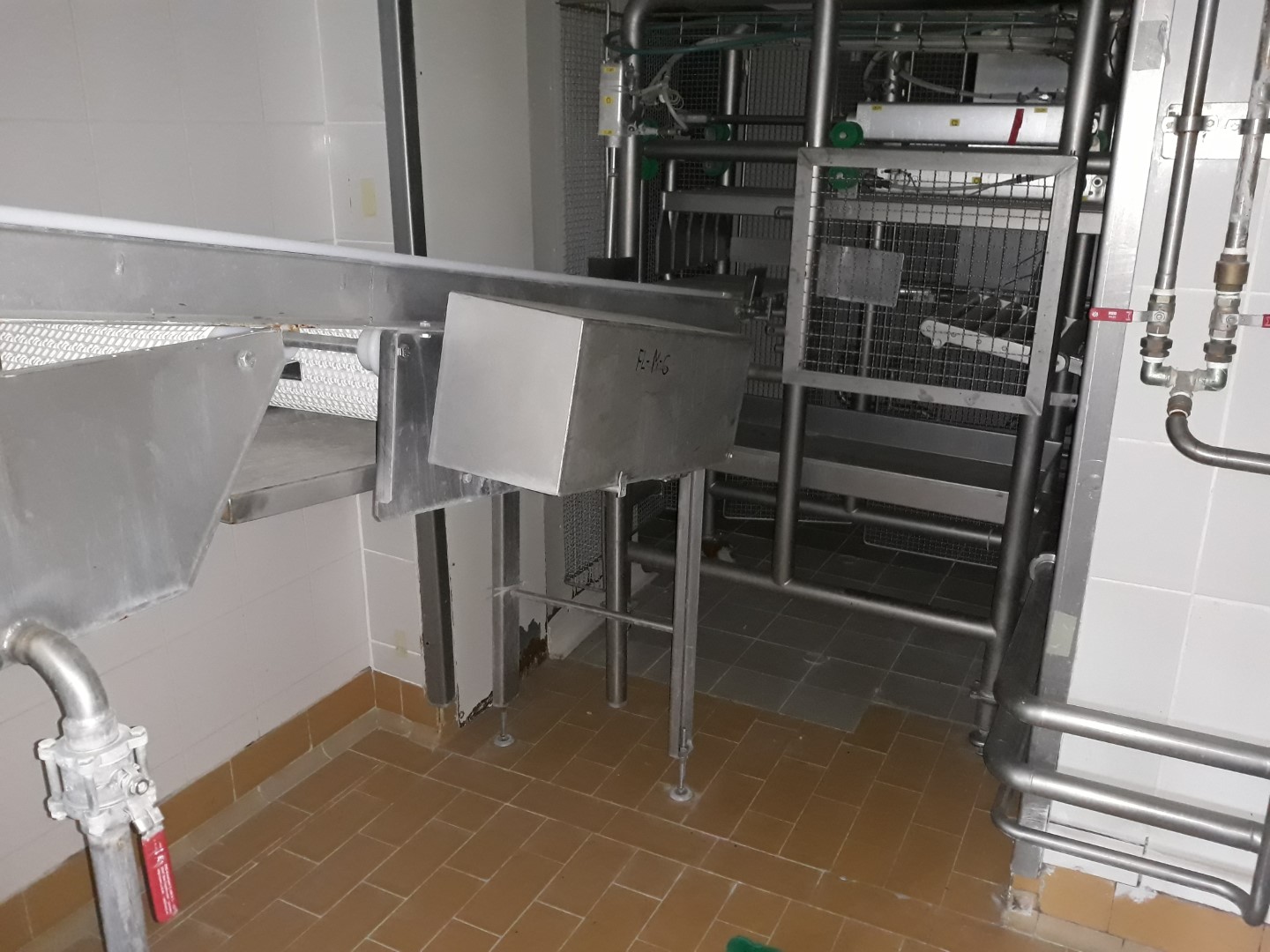 Used Gouda Euroblock Cheese Plant for 100.000 liter of milk per day - 10.000 kg of Gouda cheese per day