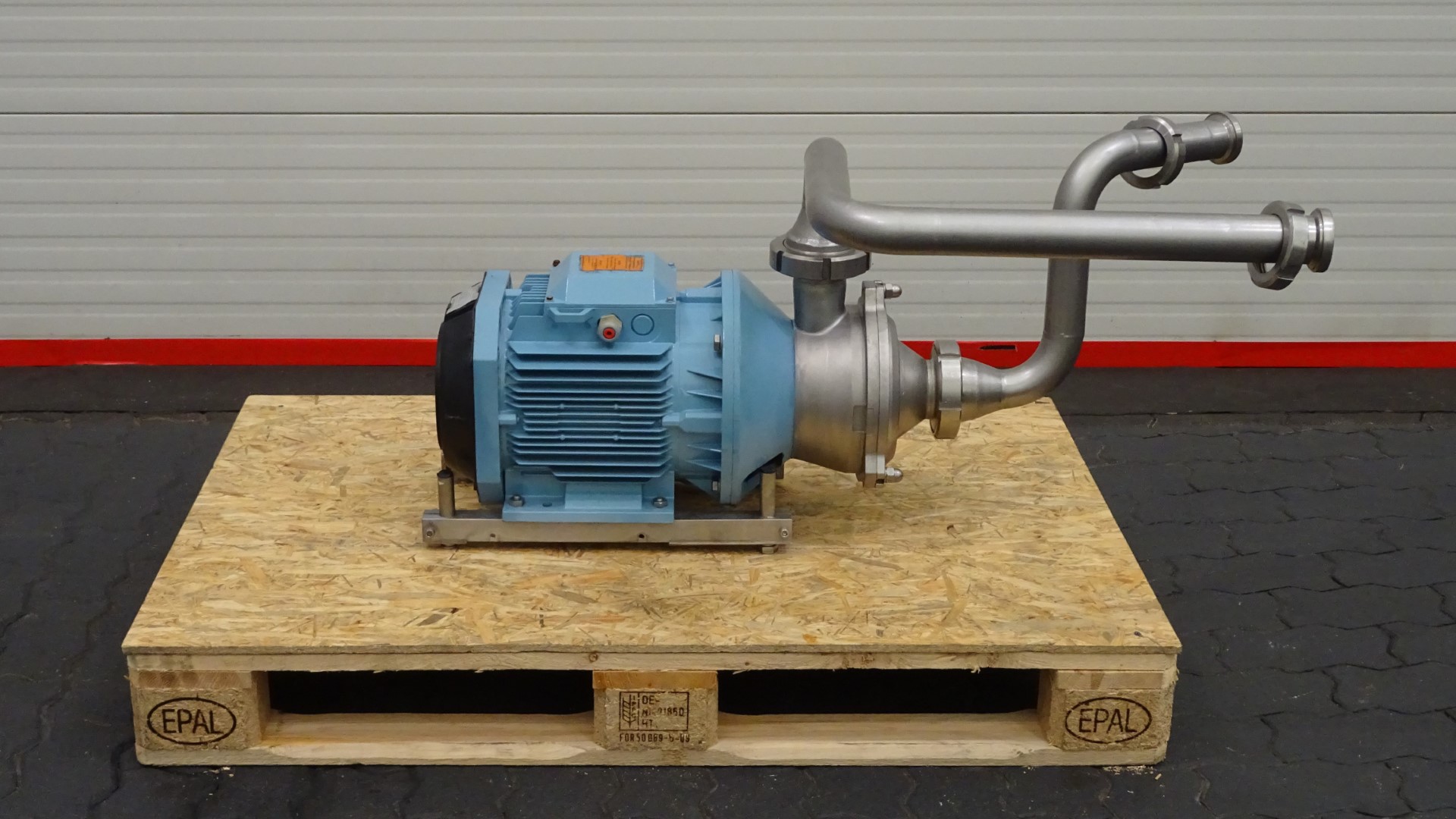 Used Sanitary Self Priming Liquid-ring Pump Alfa Laval MR-200S