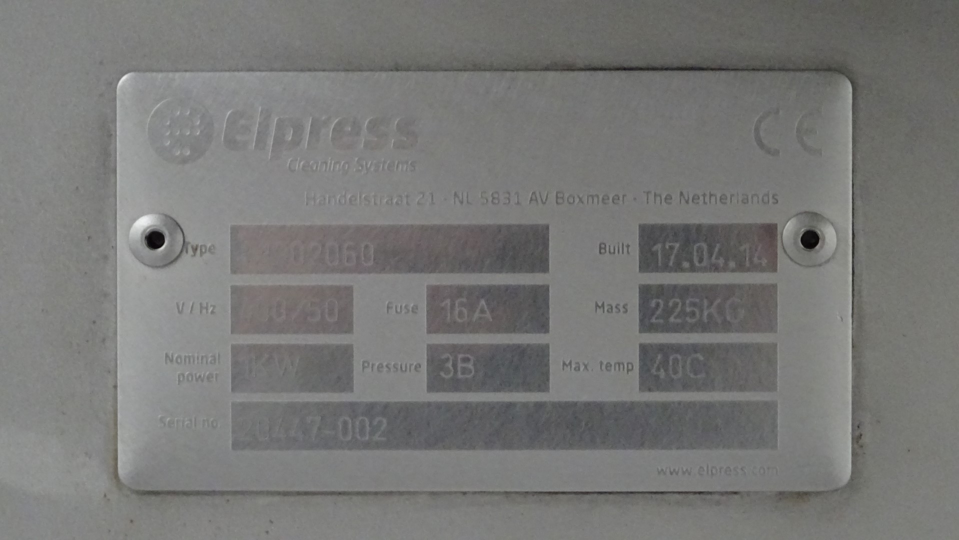 Used Hygienic Station - Elpress 83202060