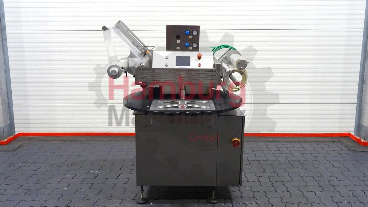 Used Semi-automatic Tray Sealer - Variovac Rotarius VG