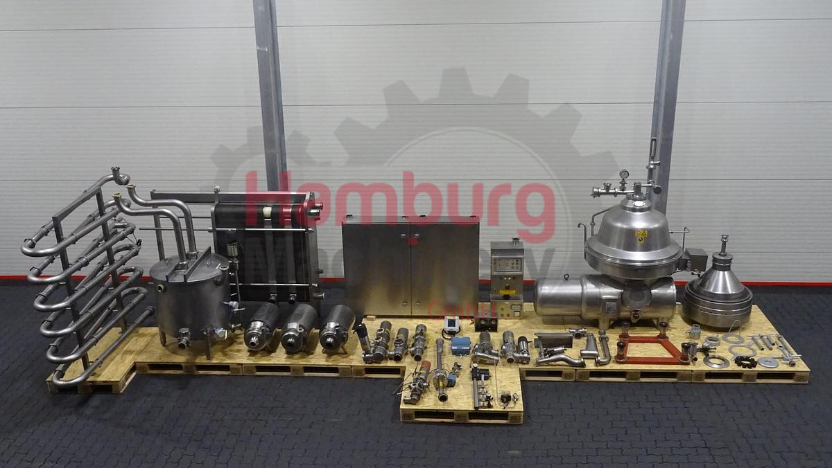 Used Pasteurization line 01 - 25.000 ltr/h - GEA Westfalia and APV