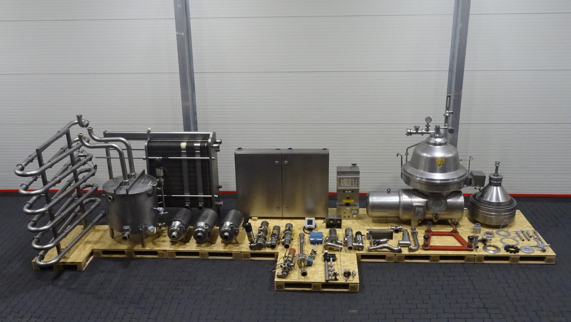 Used Pasteurization line 01 - 25.000 ltr/h - GEA Westfalia and APV