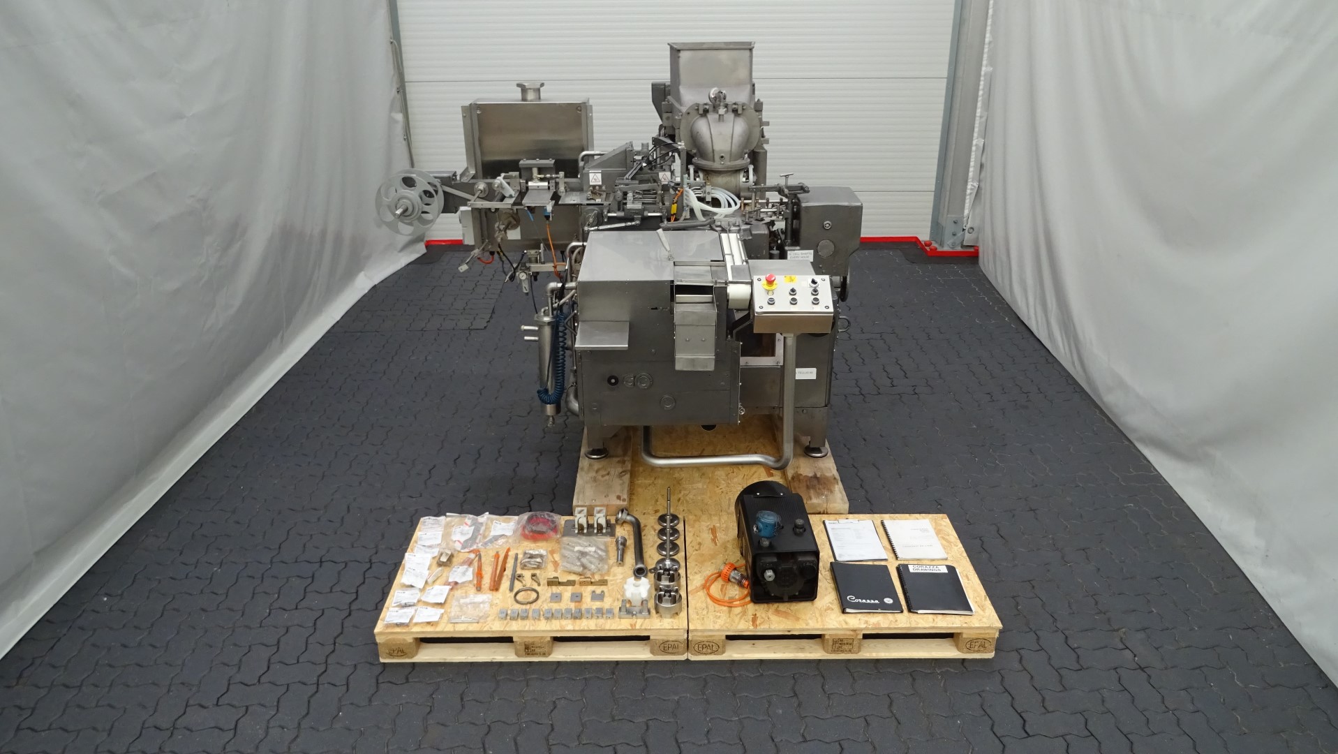 Used Filling and wrapping machine for miniportions of butter Corazza FB230
