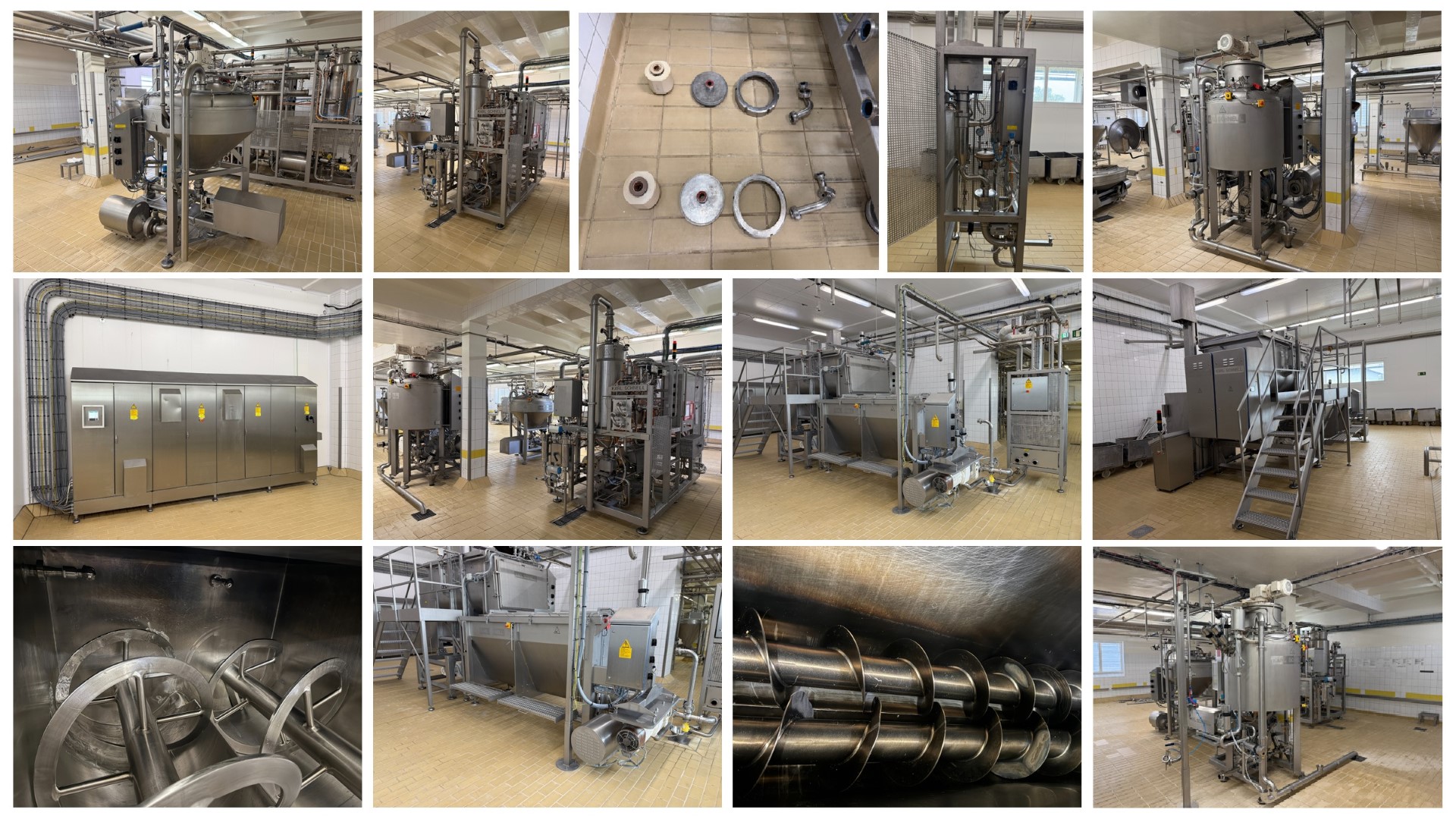 Used Complete processing line for the production of processed UHT cheese - Karl Schnell - 200 up to 750 kg per hour