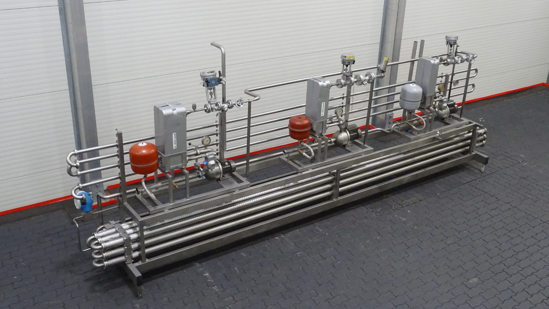 Used Tubular Heat Exchanger (THE) - Tetra Pak Tetra Spiraflo MT-70/4x16s-6-1