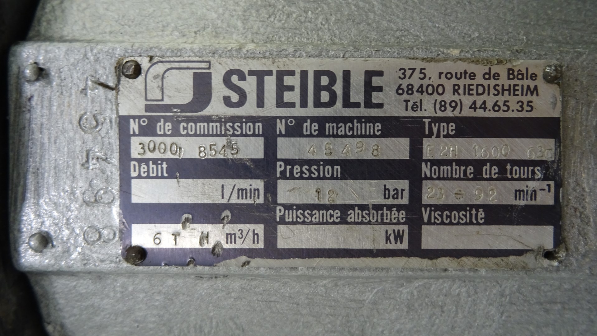 Used Ribbon Blender / Batch mixer - Tecnal Transmix