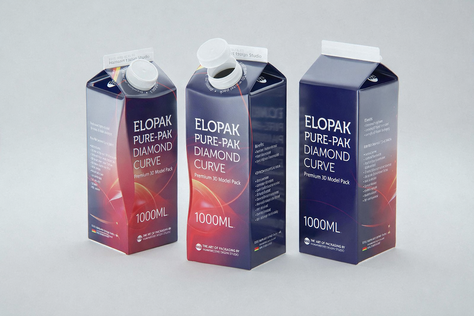 Used Aseptic Carton Filling Line: Shikoku S-PS80HA + 3x Elopak PLA-S30 Applicator + Oystar A+F Packer