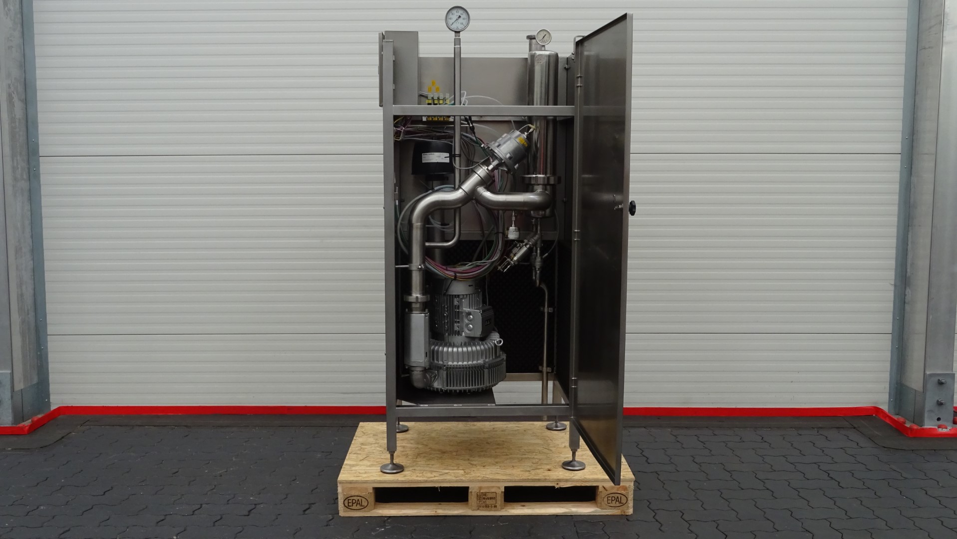 Used Aseptic cup filling, sealing and snap cap machine - Waldner Dosomat 16.6AS