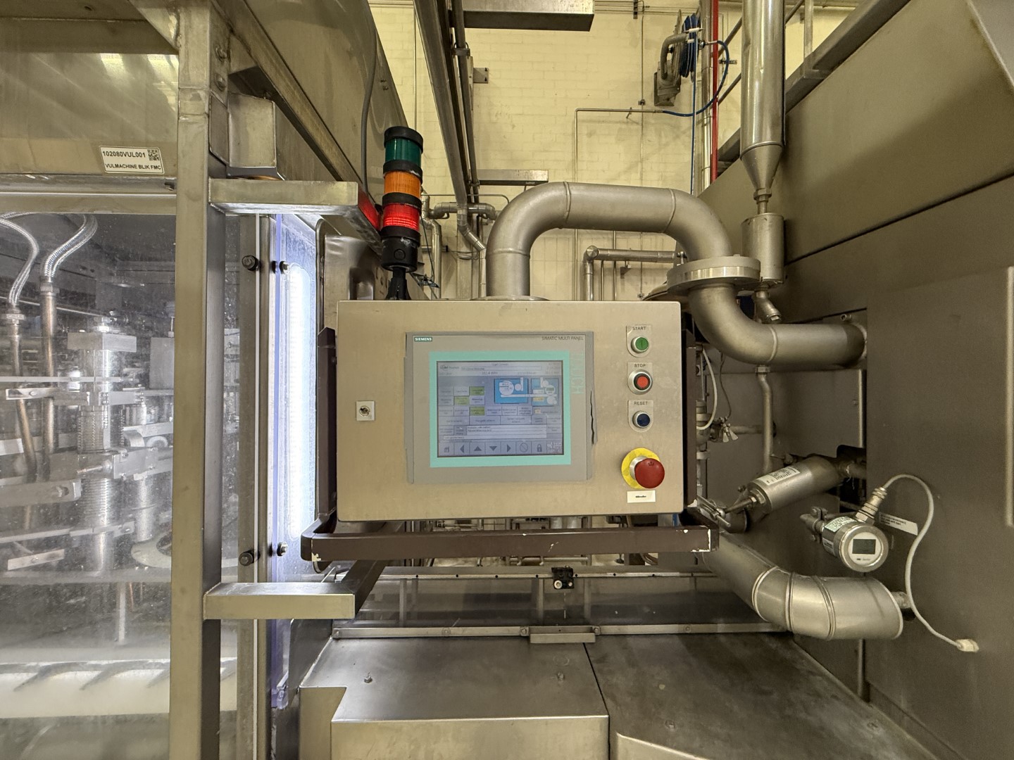 Used Complete can filling and closing line for liquids (nutrition) in 250 gram aluminium cans