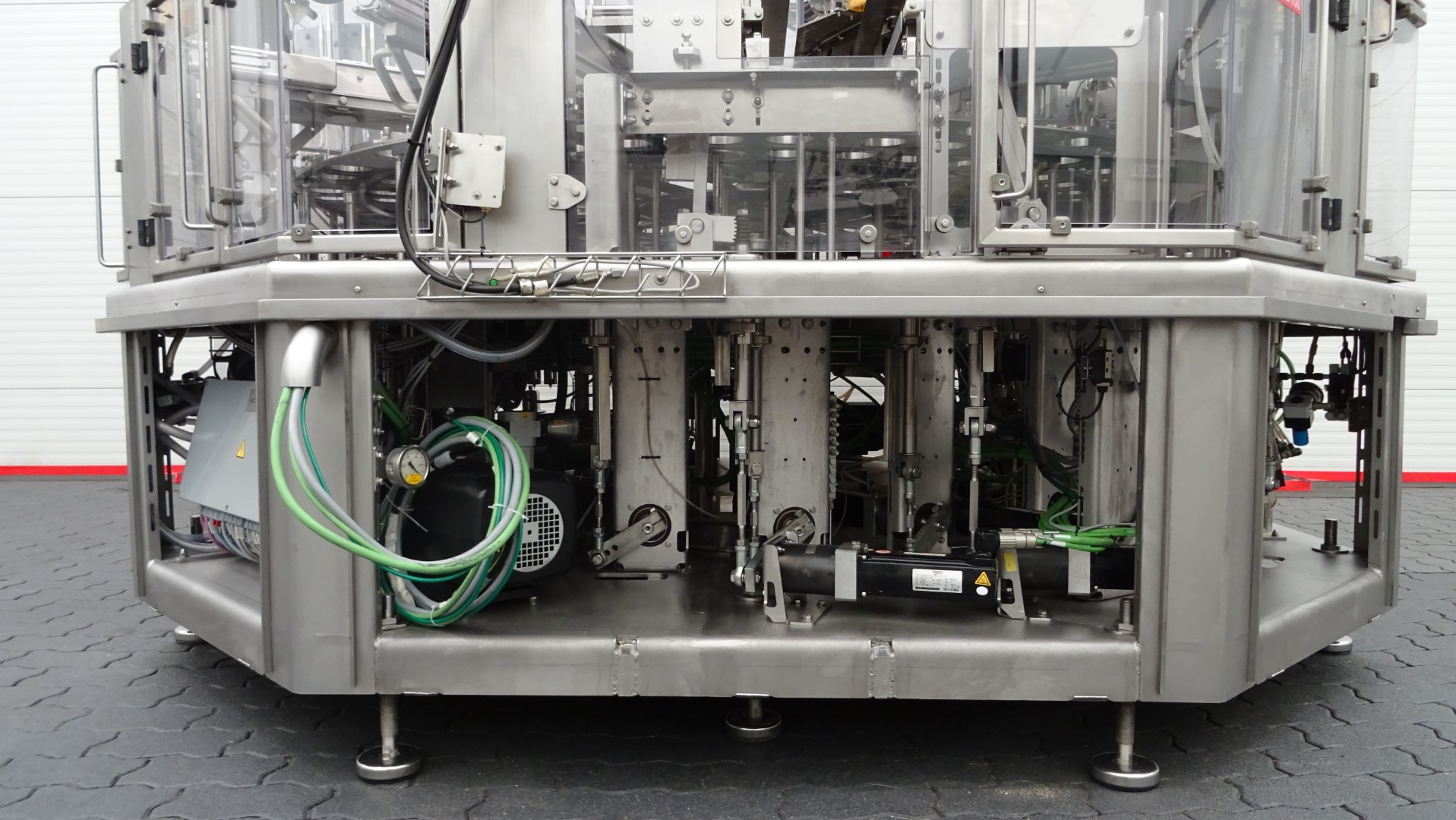 Used Aseptic cup filling, sealing and snap cap machine - Waldner Dosomat 16.6AS