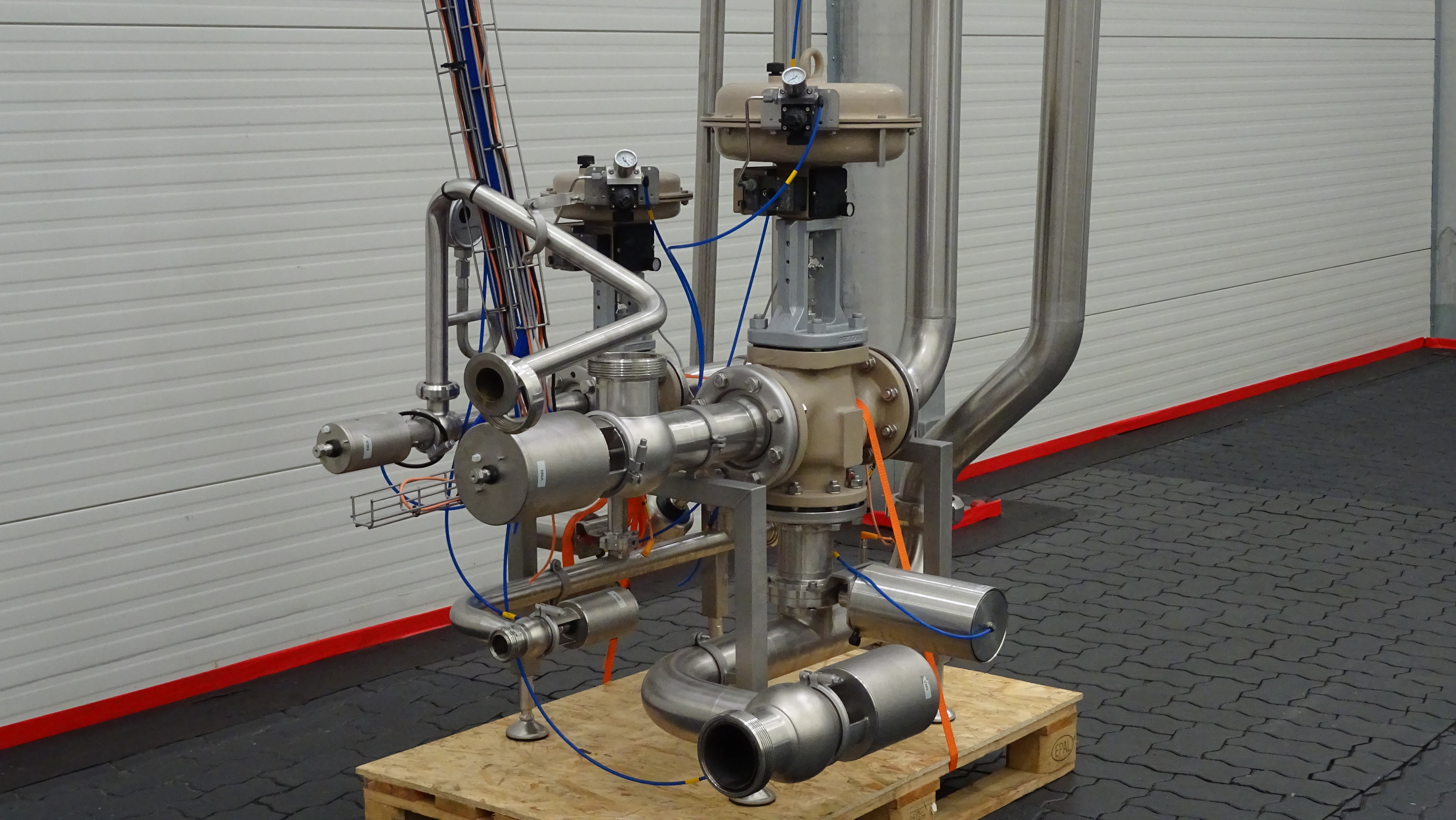Used Tetra Pak ​​​​​​​​​​​​Tetra Therm Aseptic VTIS line with Tetra Alex TA400 homogeniser