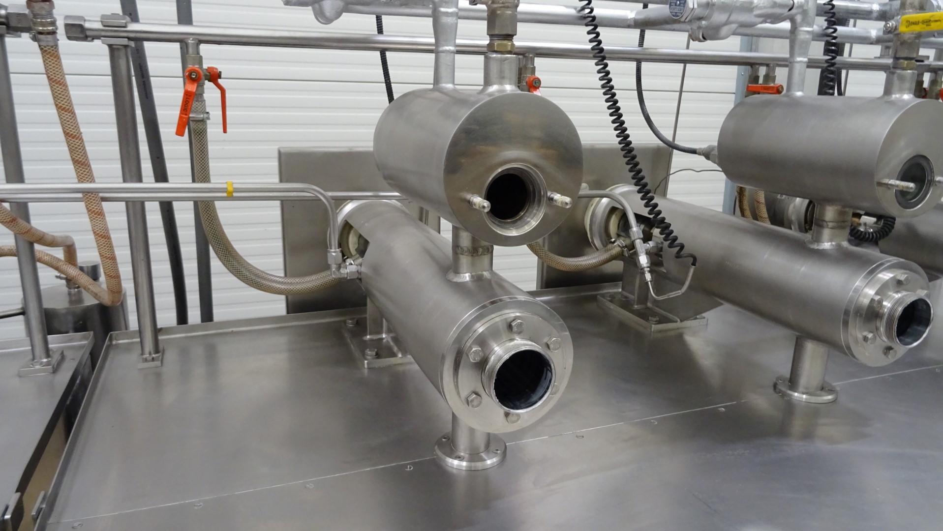 Used Margarine Pilot Plant - Gerstenberg & Agger HP Pump + Perfector 3x57 + Pin rotor + Inverter and Cooling Unit R22