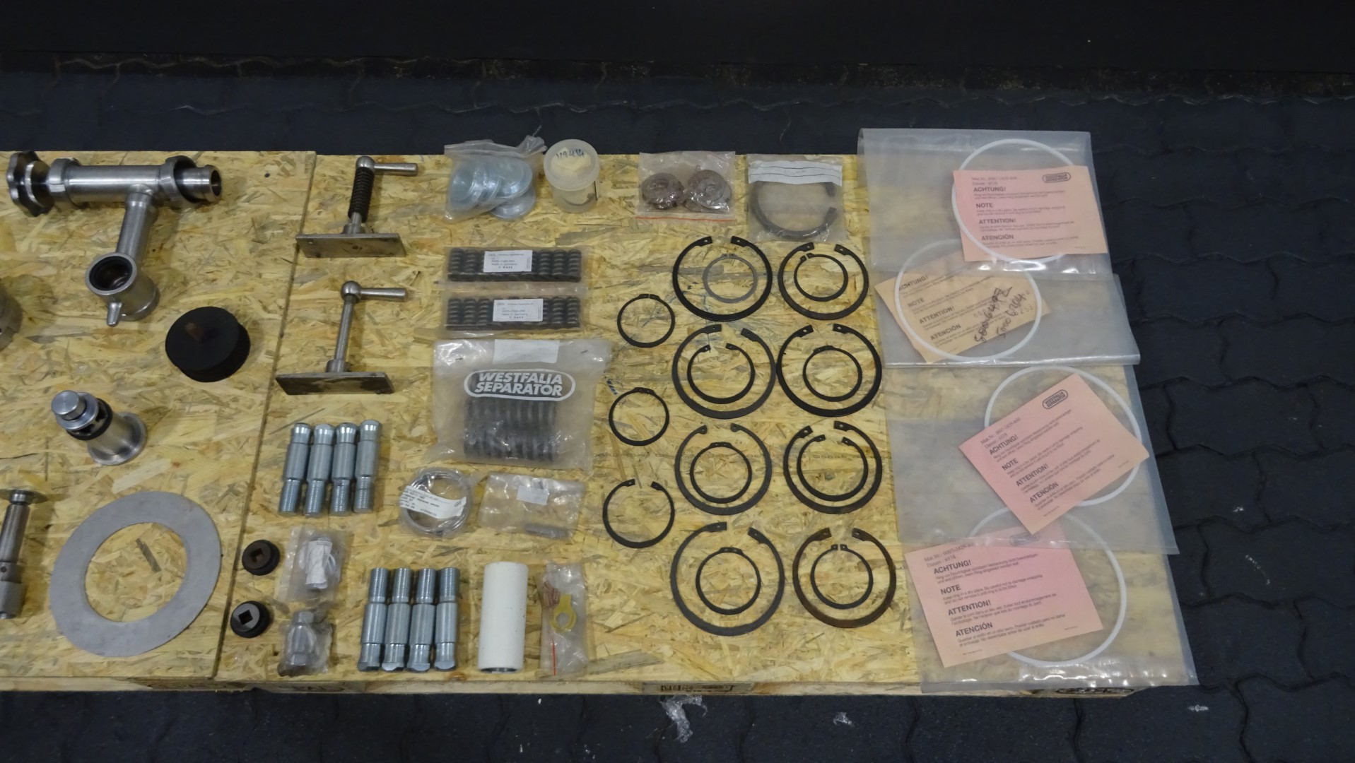 Used GEA Westfalia MSA 200 spare parts