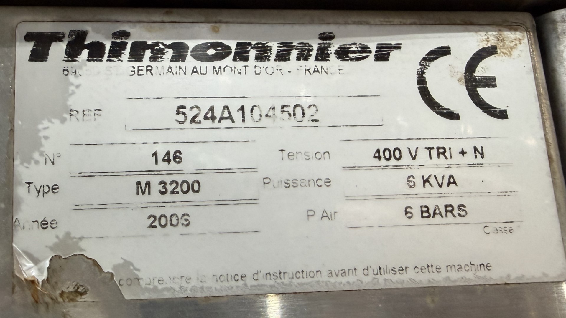 Used Automatic Double Head Vertical Form / Fill / Seal Machine (Vertical FFS) - Thimonnier M 3200