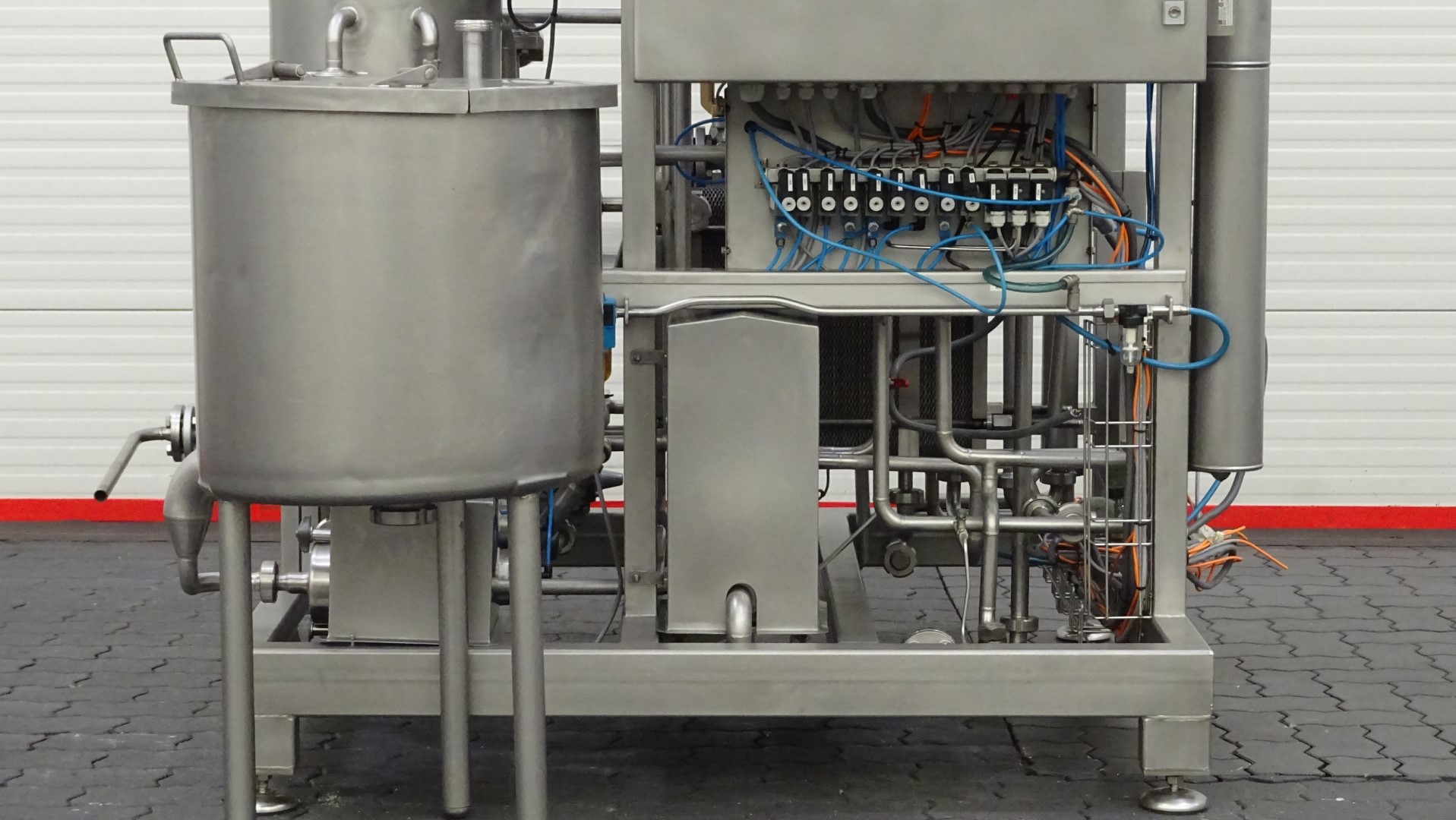 Used UHT Pilot plant with aseptic homogeniser and filling chamber - APV UHT pilot + Gaulin 396 MCP 4-2,5TBS