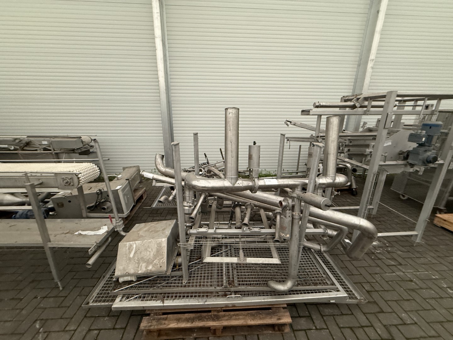 Used Gouda Euroblock Cheese Plant for 100.000 liter of milk per day - 10.000 kg of Gouda cheese per day