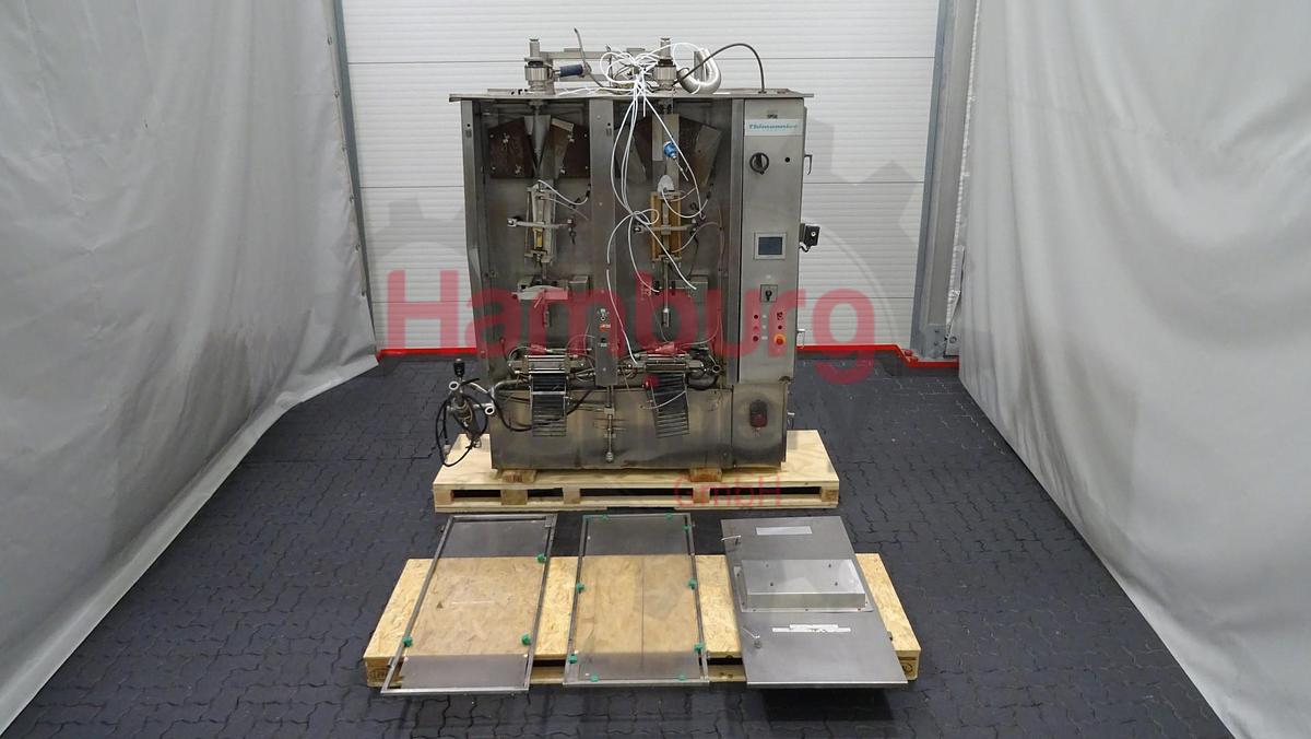 Used Incomplete Automatic Double Head Vertical Form / Fill / Seal Machine (Vertical FFS) - Thimonnier M 3200