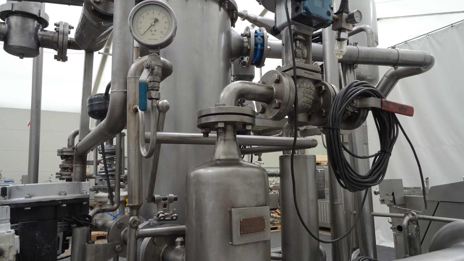 Used Direct steam injection (DSI) UHT with aseptic homogeniser - APV DSI + APV Gaulin MC 45-5TPSX