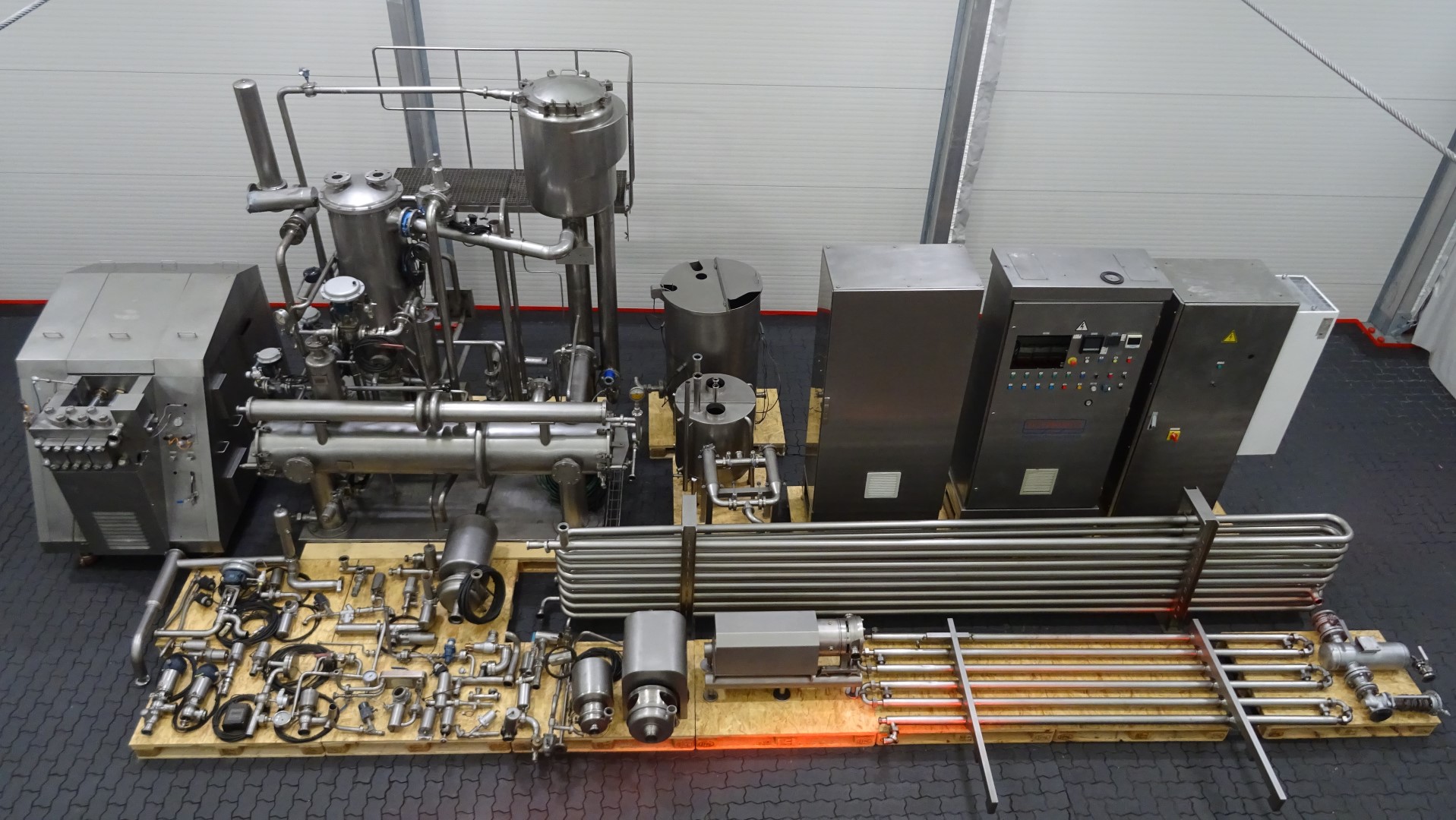 Used Direct steam injection (DSI) UHT with aseptic homogeniser - APV DSI + APV Gaulin MC 45-5TPSX