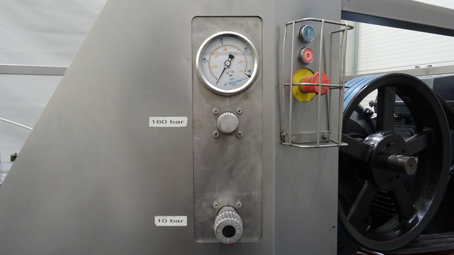 Used High Pressure Homogeniser Tetra Pak TAM30A/200BAR Aseptic