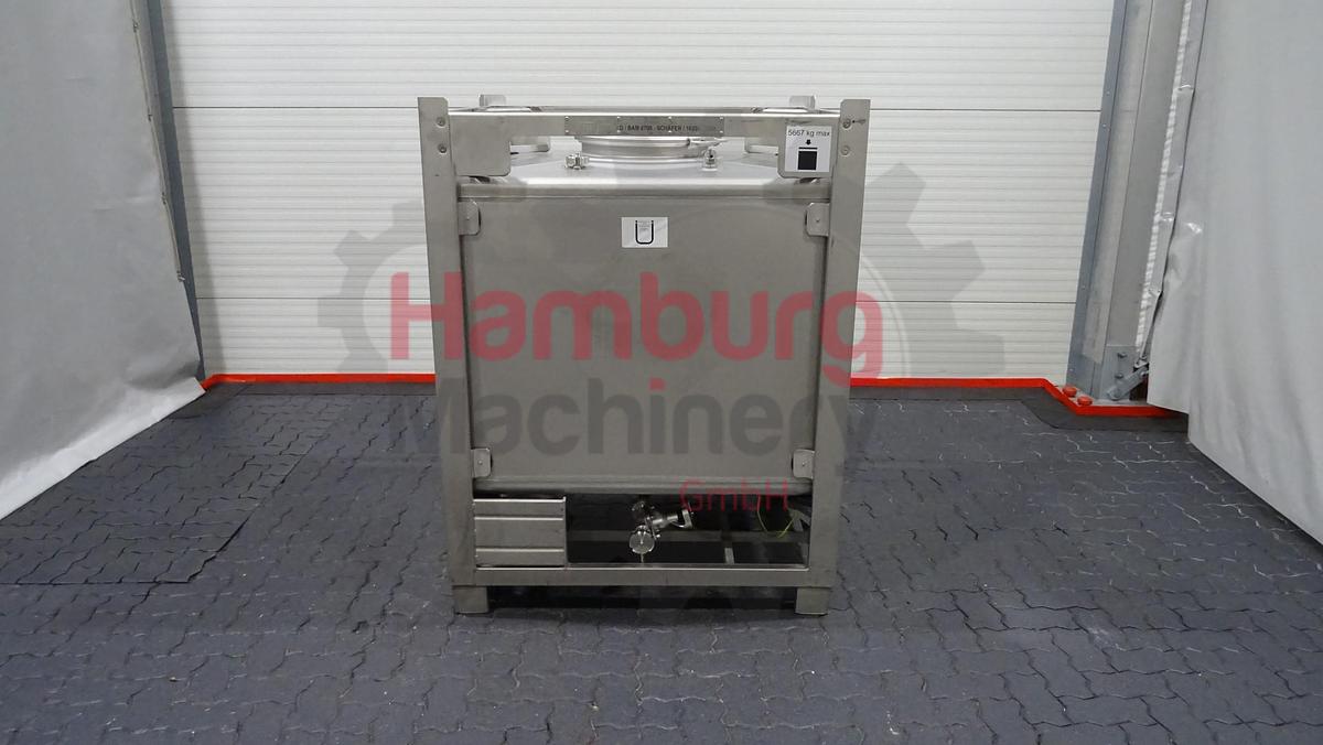 Used 2x Unused IBC Containers of 1.000 liter - Schäfer BTA 1000L
