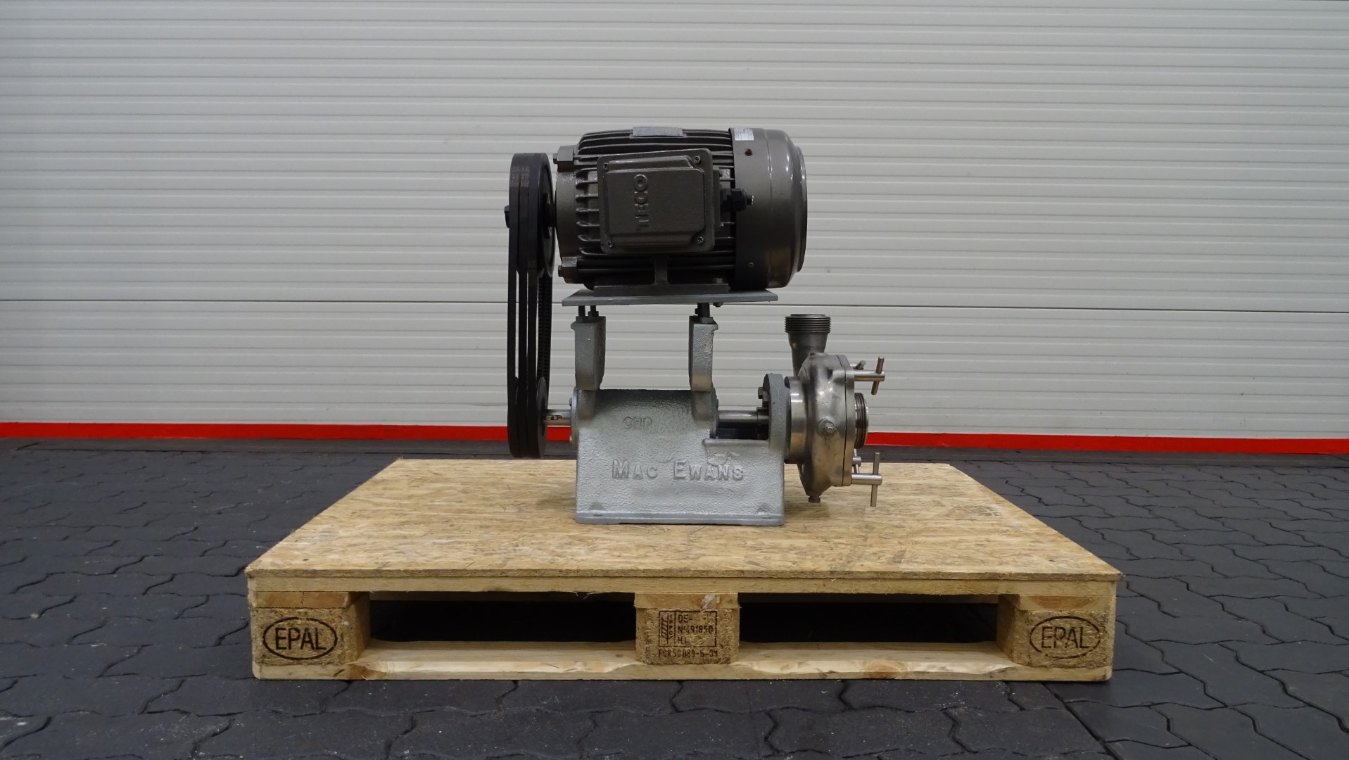 Used Sanitary Centrifugal pump - Mac Ewans CHP