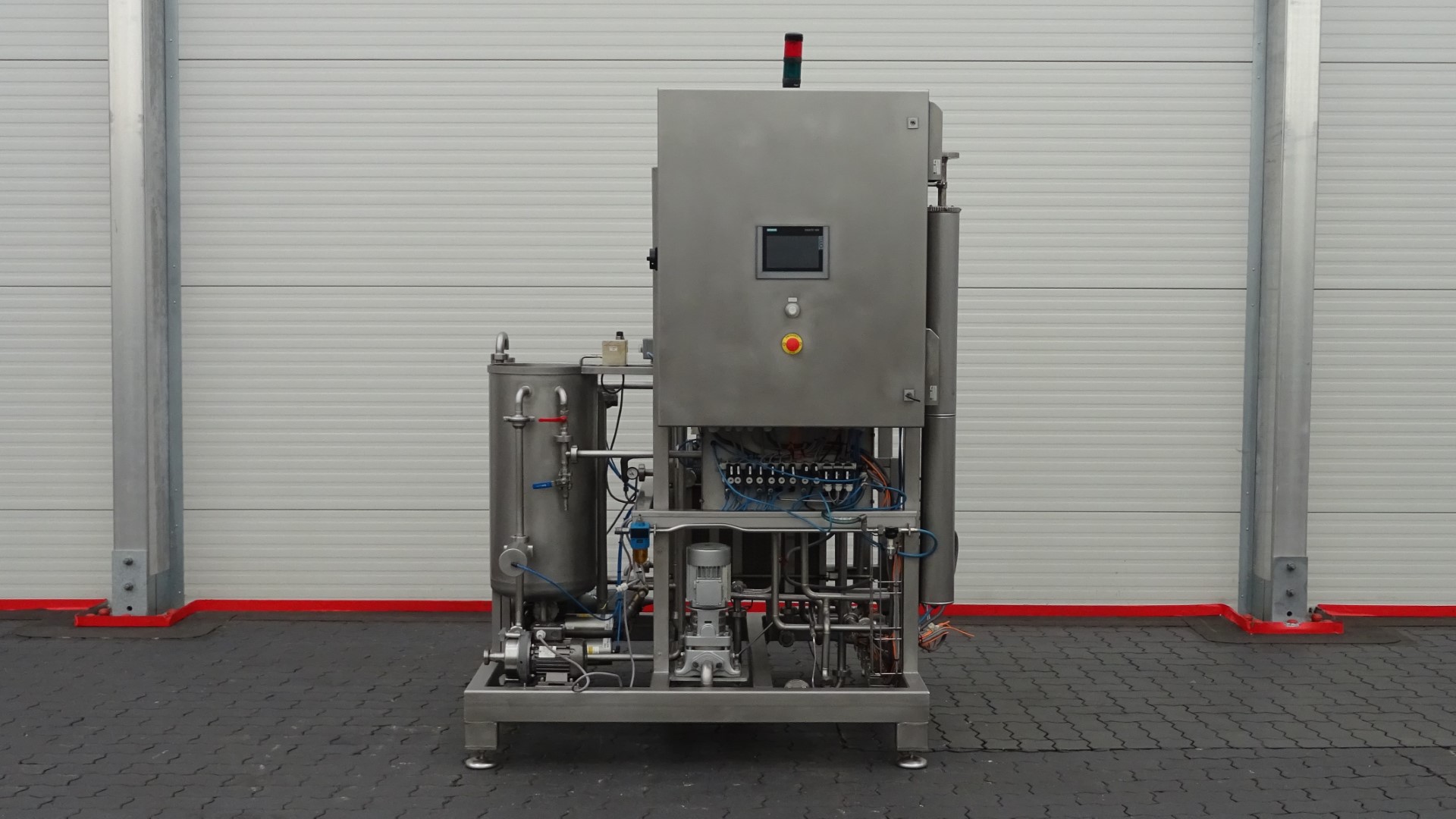 Used UHT Pilot plant with aseptic homogeniser and filling chamber - APV UHT pilot + Gaulin 396 MCP 4-2,5TBS