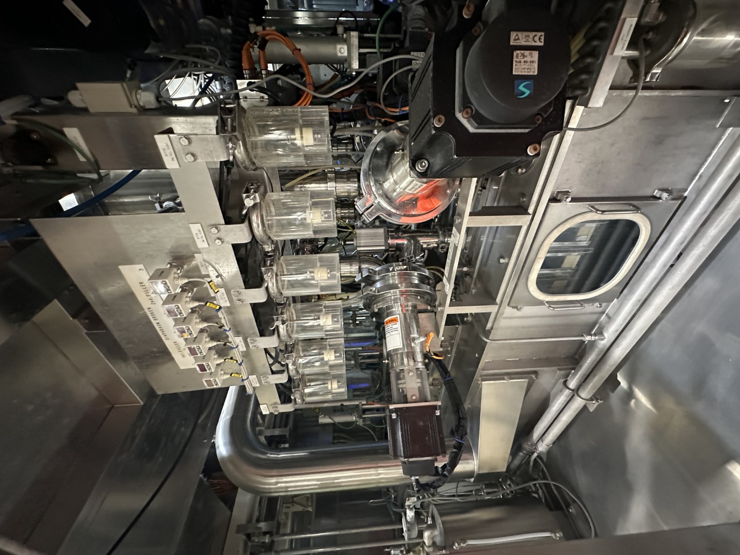 Used Aseptic Carton Filling Line: Shikoku S-PS80HA + 3x Elopak PLA-S30 Applicator + Oystar A+F Packer