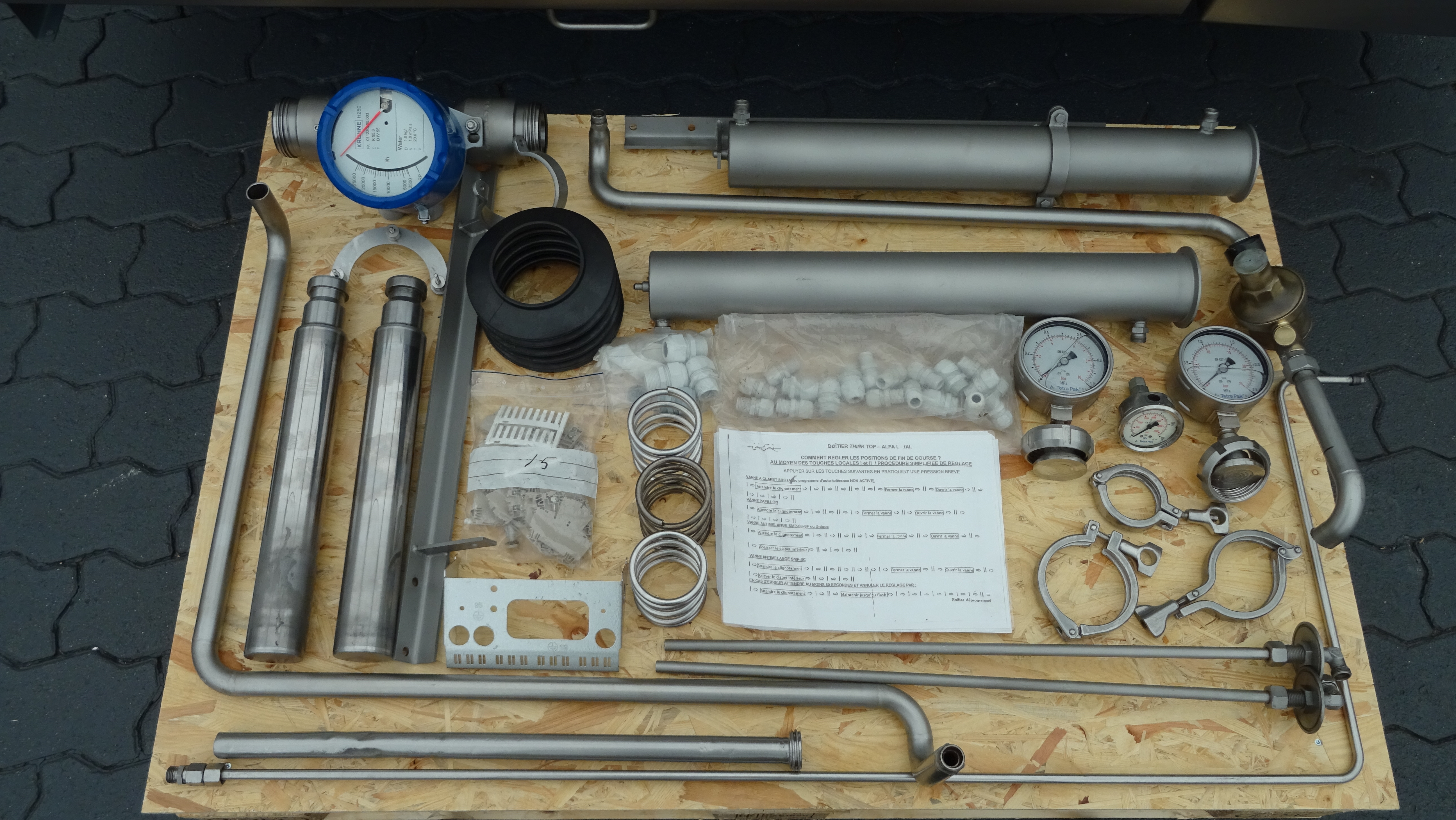 Used Tetra Pak ​​​​​​​​​​​​Tetra Therm Aseptic VTIS line with Tetra Alex TA400 homogeniser