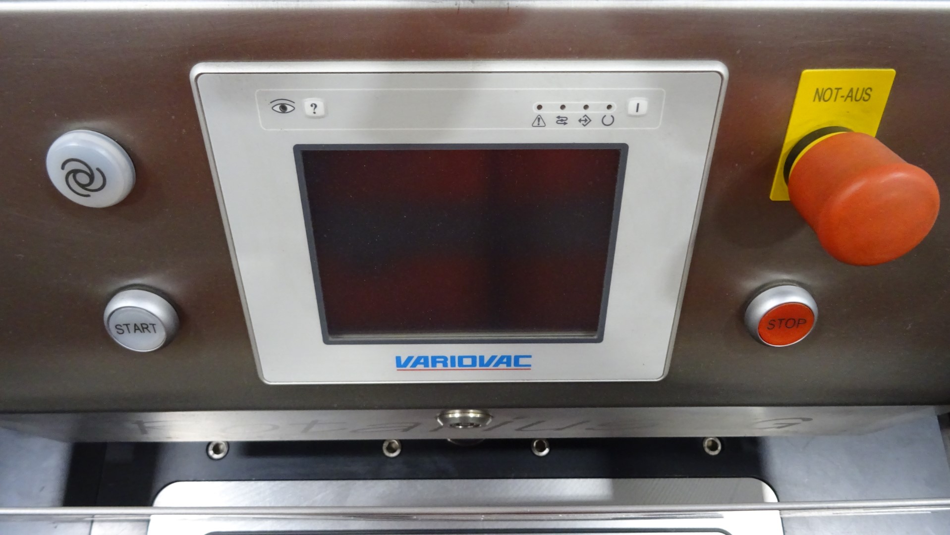 Used Semi-automatic Tray Sealer - Variovac Rotarius VG