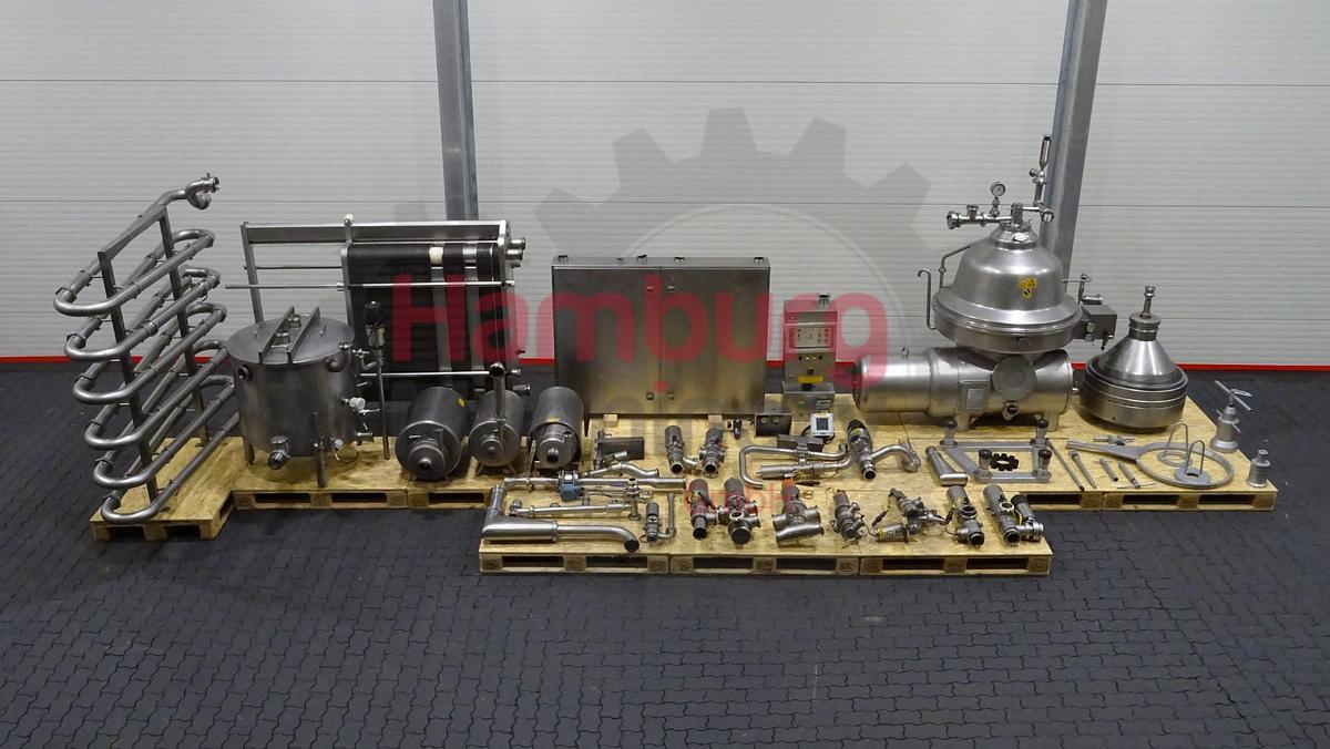 Used Pasteurization line 02 - 25.000 ltr/h - GEA Westfalia and APV