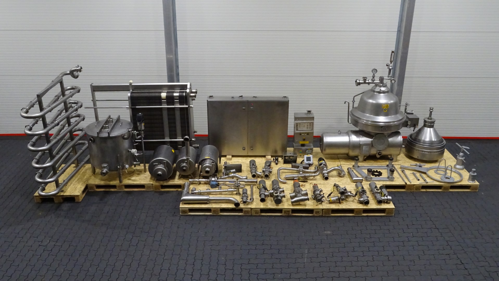 Used Pasteurization line 02 - 25.000 ltr/h - GEA Westfalia and APV