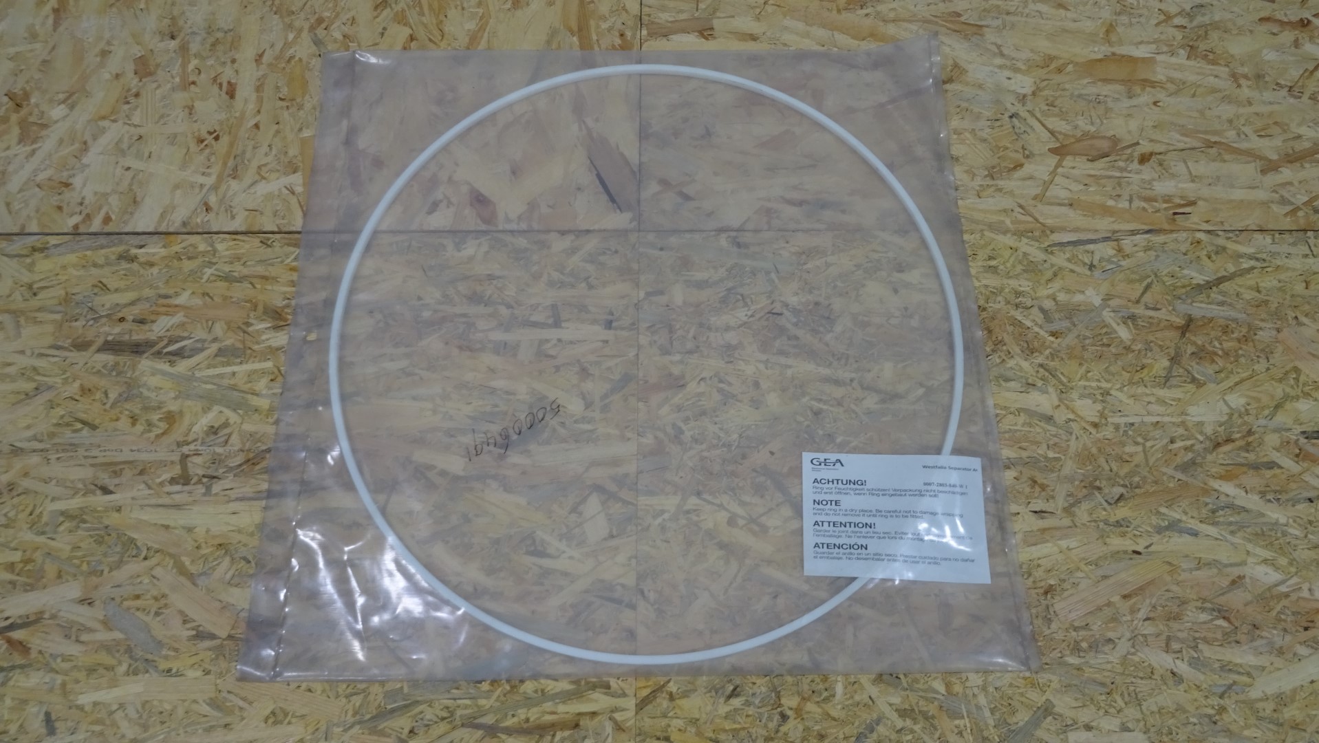 Used Separator Gaskets / Dichtring for GEA Westfalia separators (MSA 170 / MSB 200 / CNB 215 / CND 215)