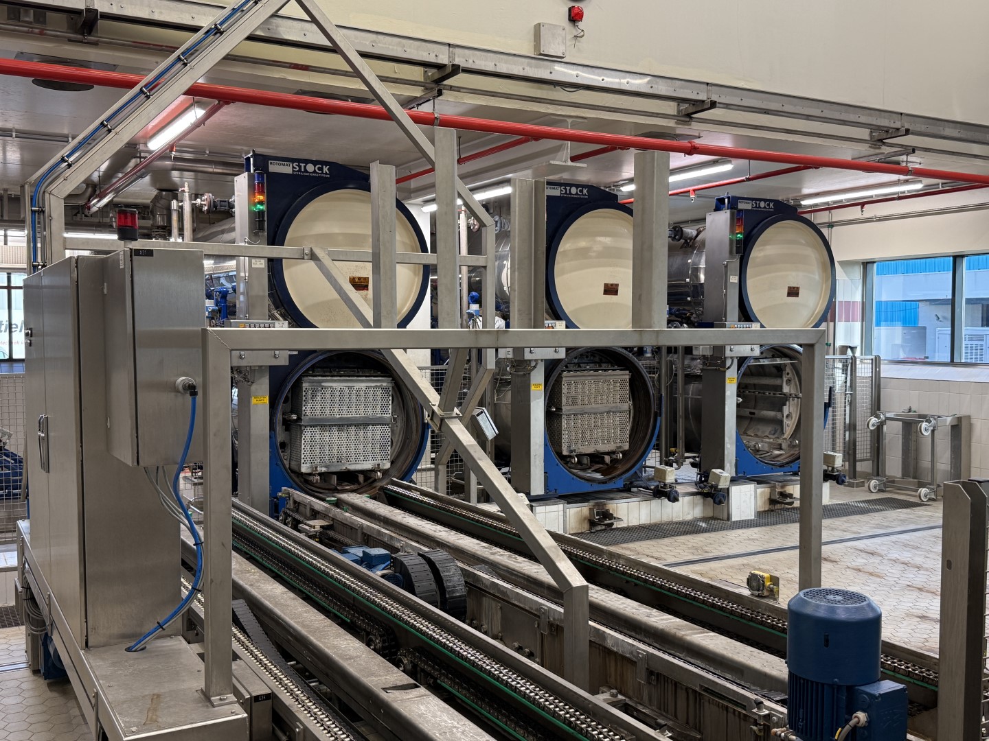 Used Complete can filling and closing line for liquids (nutrition) in 250 gram aluminium cans