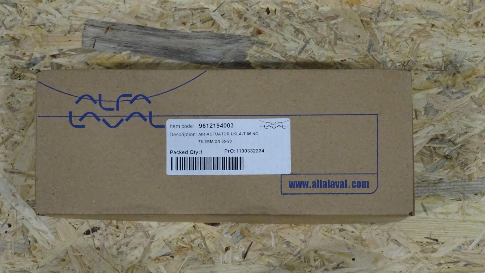 Used Unused Butterfly Valve - Alfa Laval Valve LKB 76/3'' ISO W/W