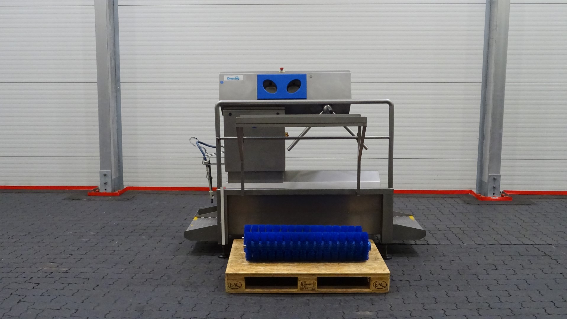Used Hygienic station with sole cleaning and hand disinfection stations - Elpress 83202060