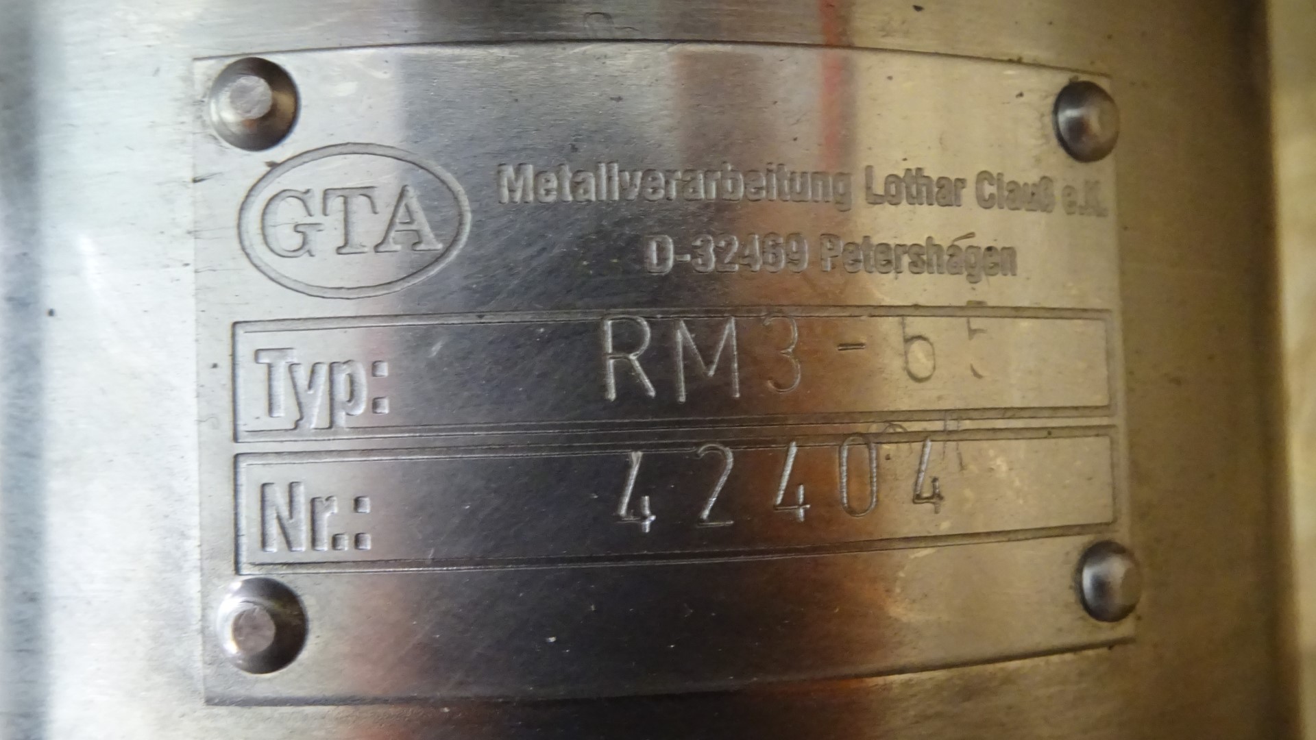 Used Inline mixer - GTA RM3-65