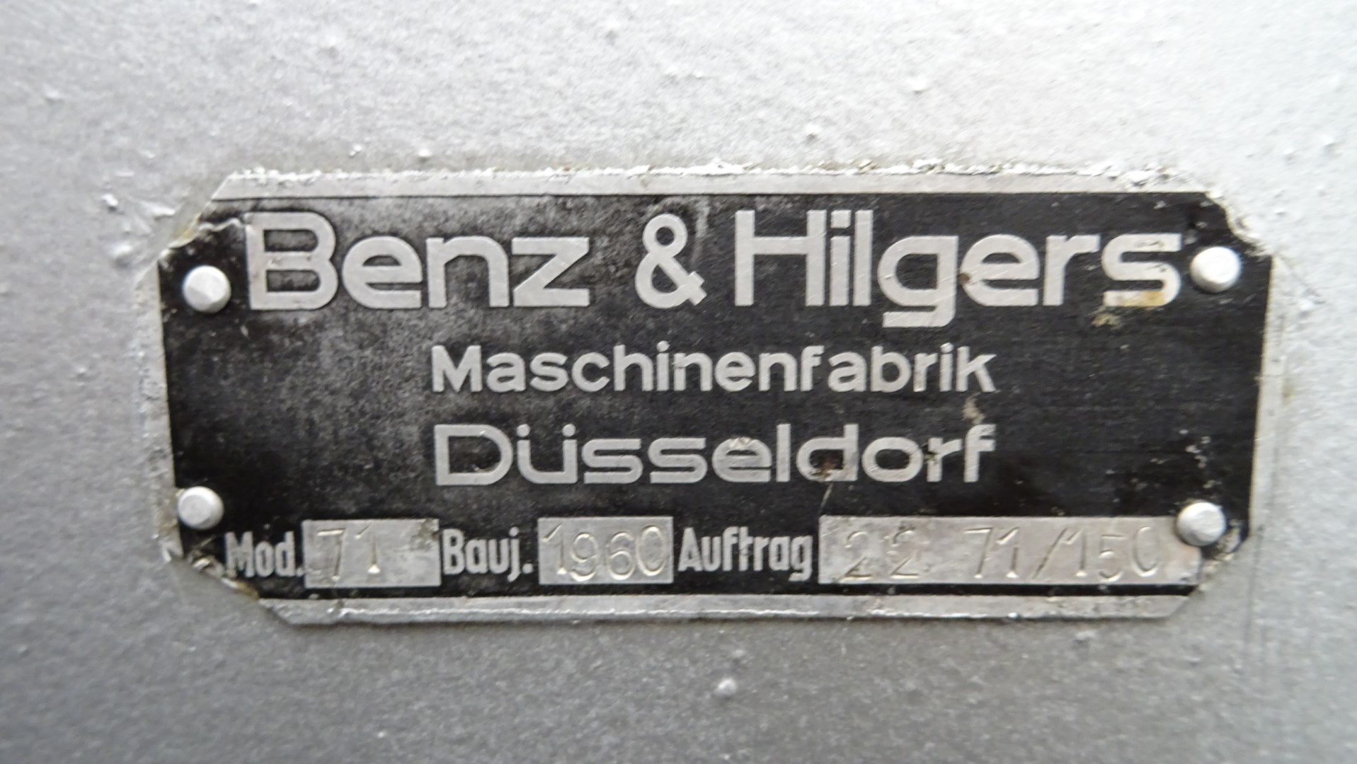 Used Butter Reworker / Homogeniser Benhil 71 Microfix