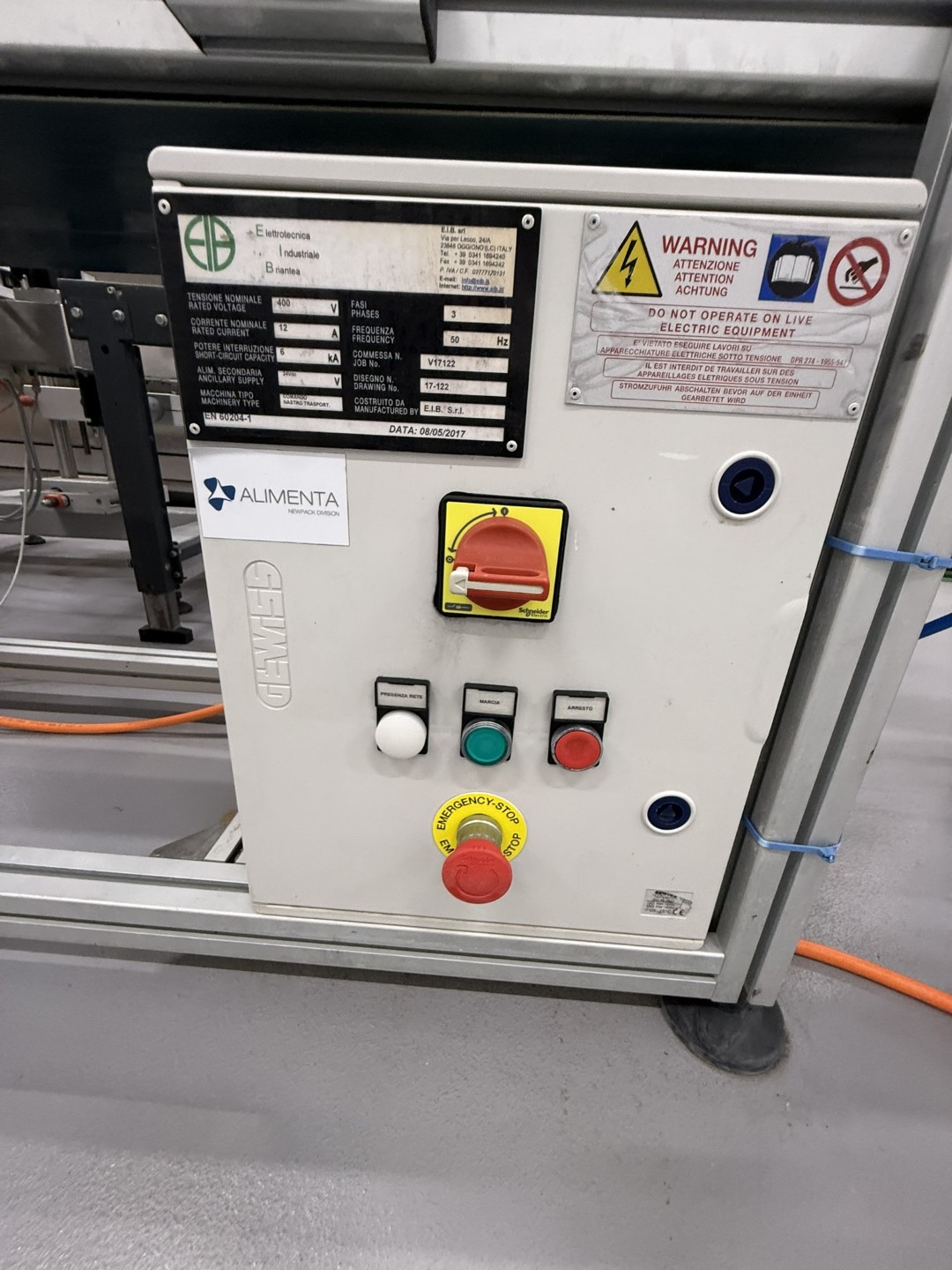 Used Form Fill Seal Machine (FFS) for mini-portions - Alimenta Newpack Division Thermoform FM100/E-20 HC