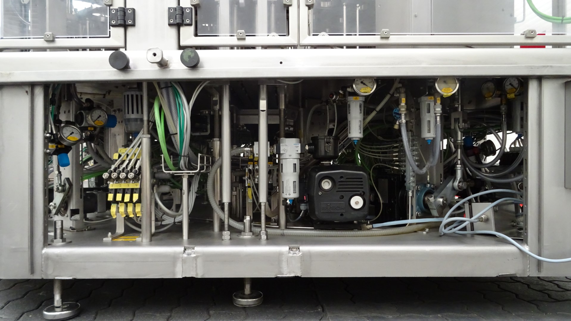 Used Aseptic cup filling, sealing and snap cap machine - Waldner Dosomat 16.6AS